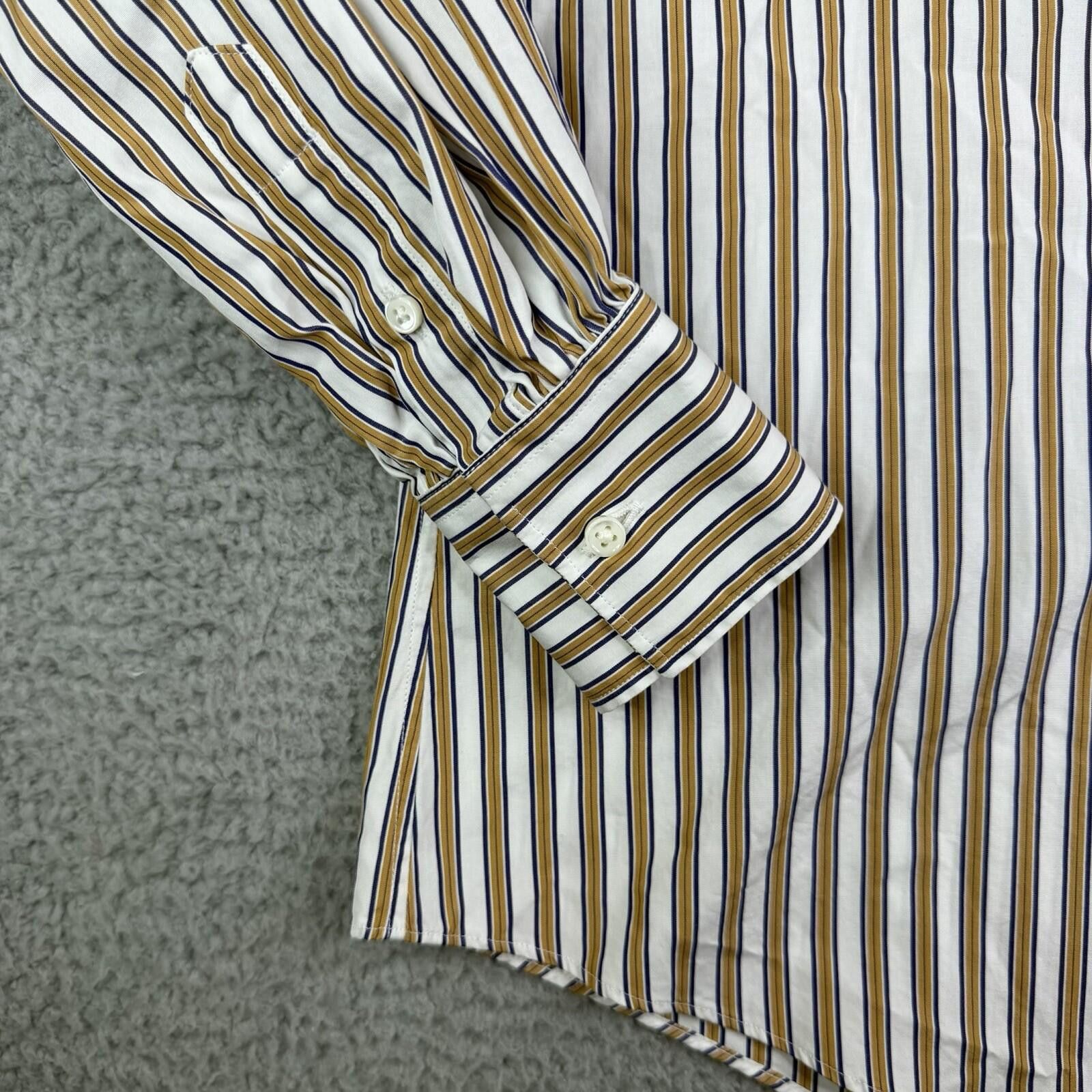 Other Ann Mashburn Cotton Striped Front Collared Shirt Women's S Size S / US 4 / IT 40 - 6 Thumbnail
