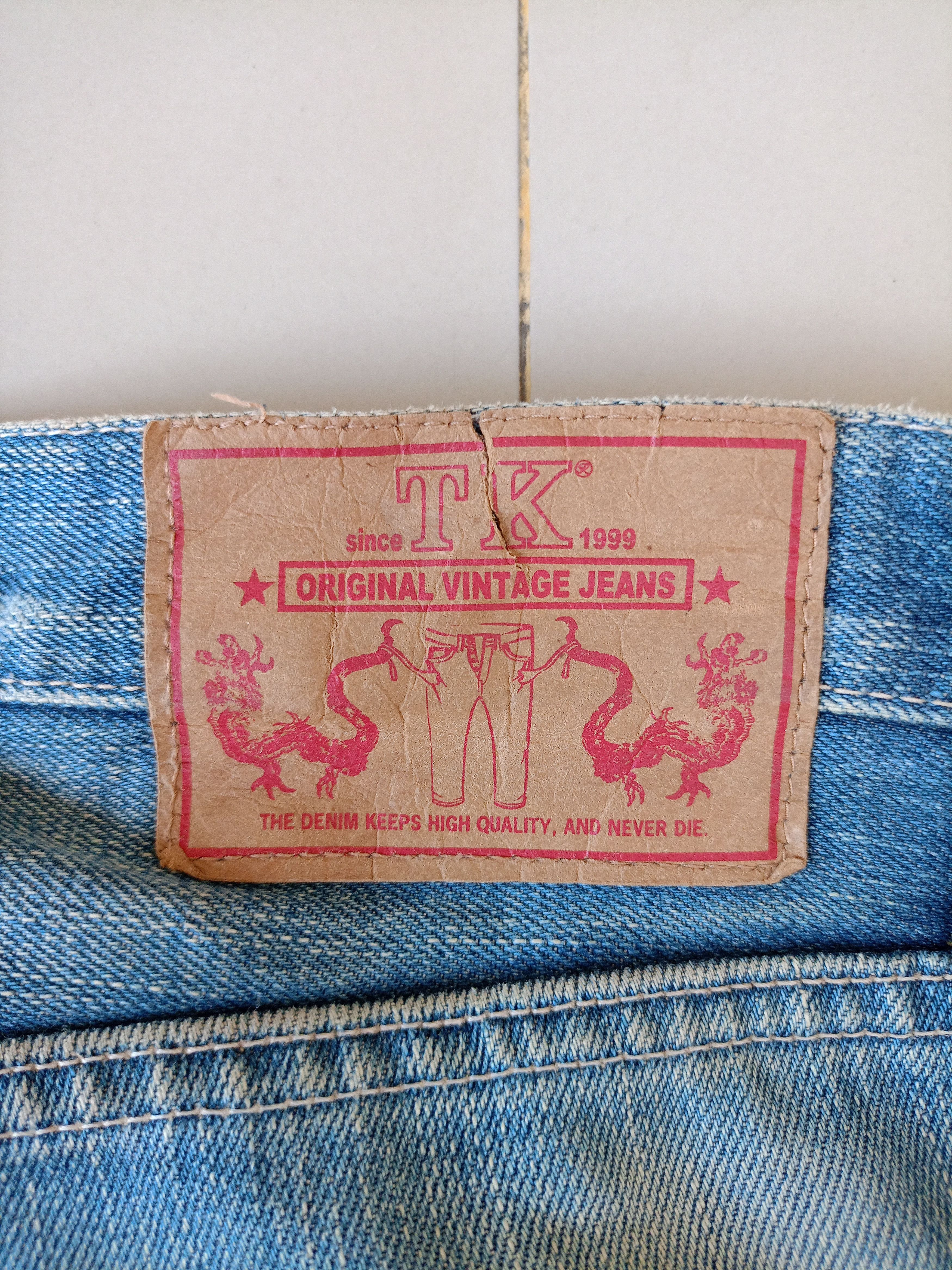 Takeo Kikuchi 2000s Takeo kikuchi stain Distressed denim pants Size US 31 - 10 Thumbnail