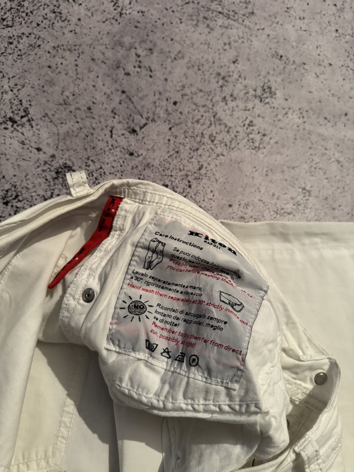 Kiton Kiton Pants Men’s 36 White Size US 36 / EU 52 - 9 Thumbnail