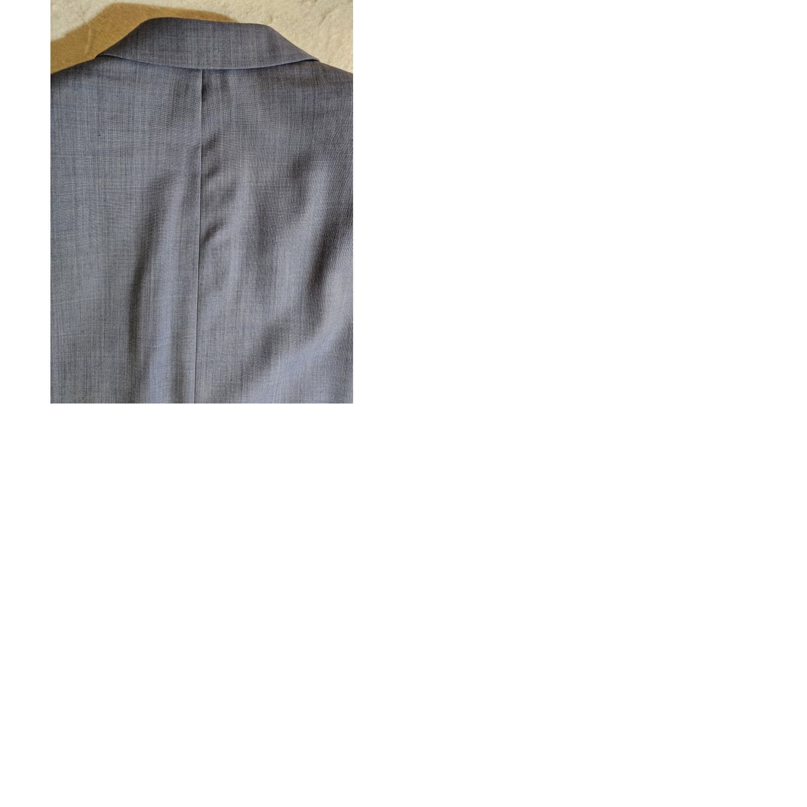 Ralph Lauren Lauren Ralph Lauren Black Label 2 Piece Suit Men 44R 38W 28L Solid Blue Gray Two-Button Size 44R - 11 Thumbnail