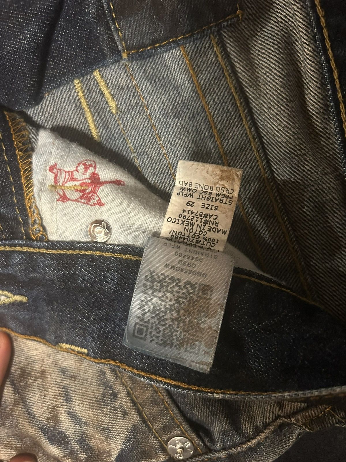 True Religion Waxed True Religion Jeans Size US 29 - 4 Thumbnail