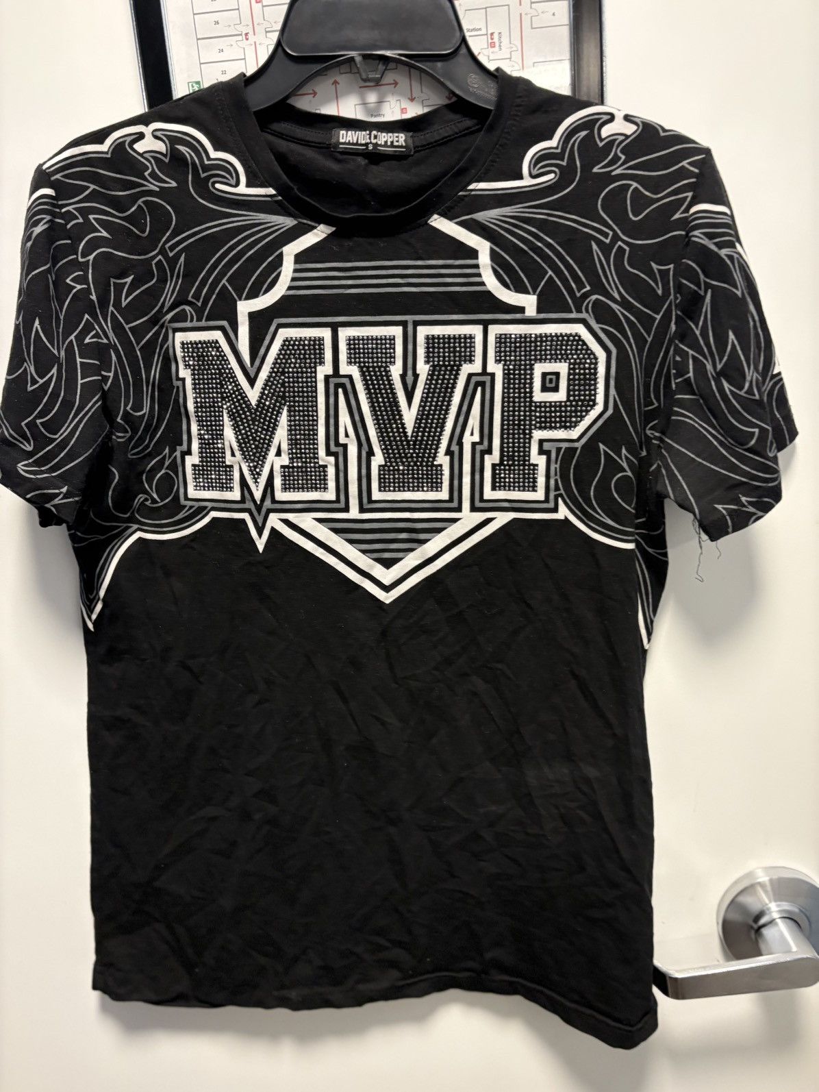 Other David Copper Men's Black MVP Graphic Sequence T-Shirt S Size US S / EU 44-46 / 1 - 6 Thumbnail