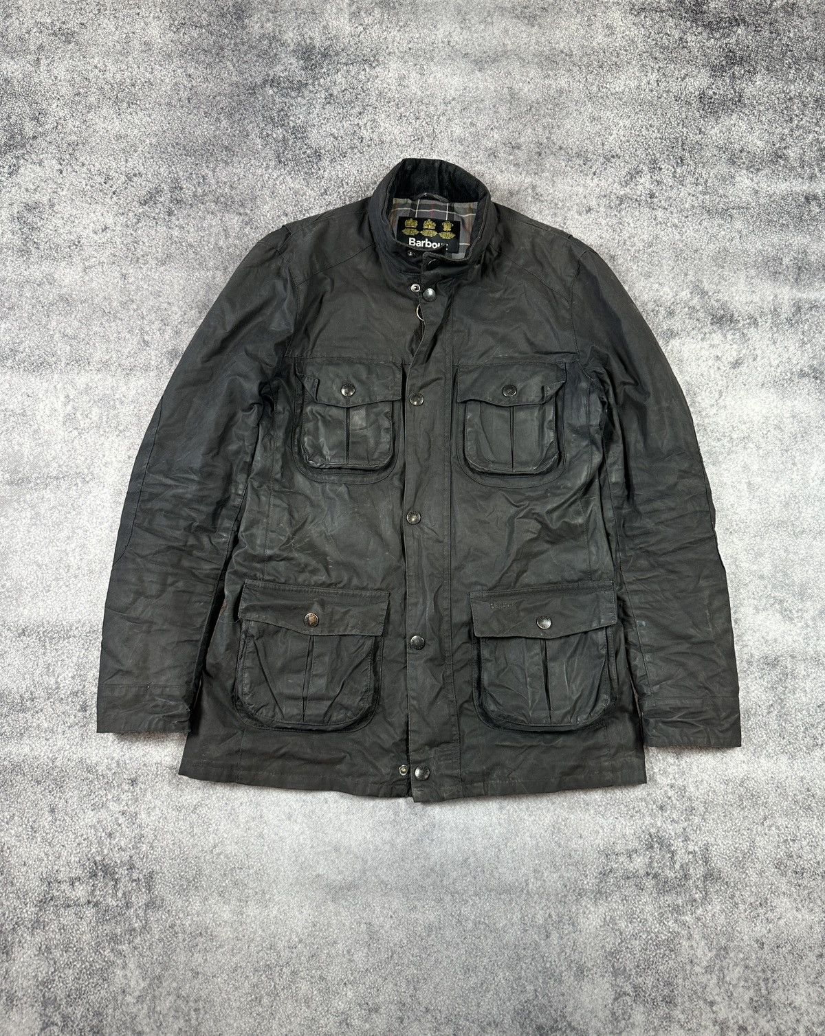 Barbour Vintage Barbour Wax Sapper Jacket UK Style Streetwear L Size US L / EU 52-54 / 3 - 1 Thumbnail