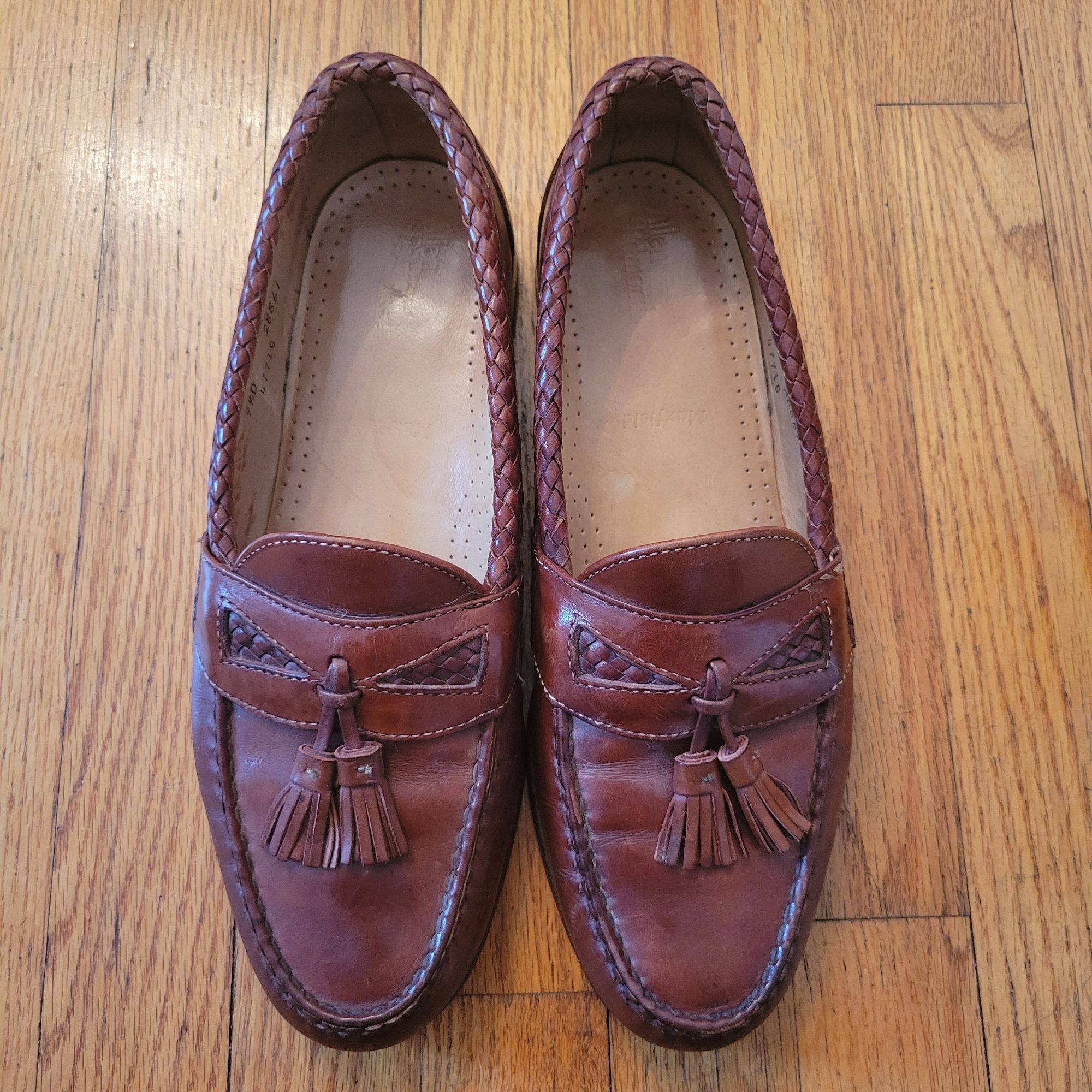 Allen Edmonds Allen Edmonds MAXFIELD Brown Tassel Loafers 9.5D Braided Lea Size US 9.5 / EU 42-43 - 2 Thumbnail