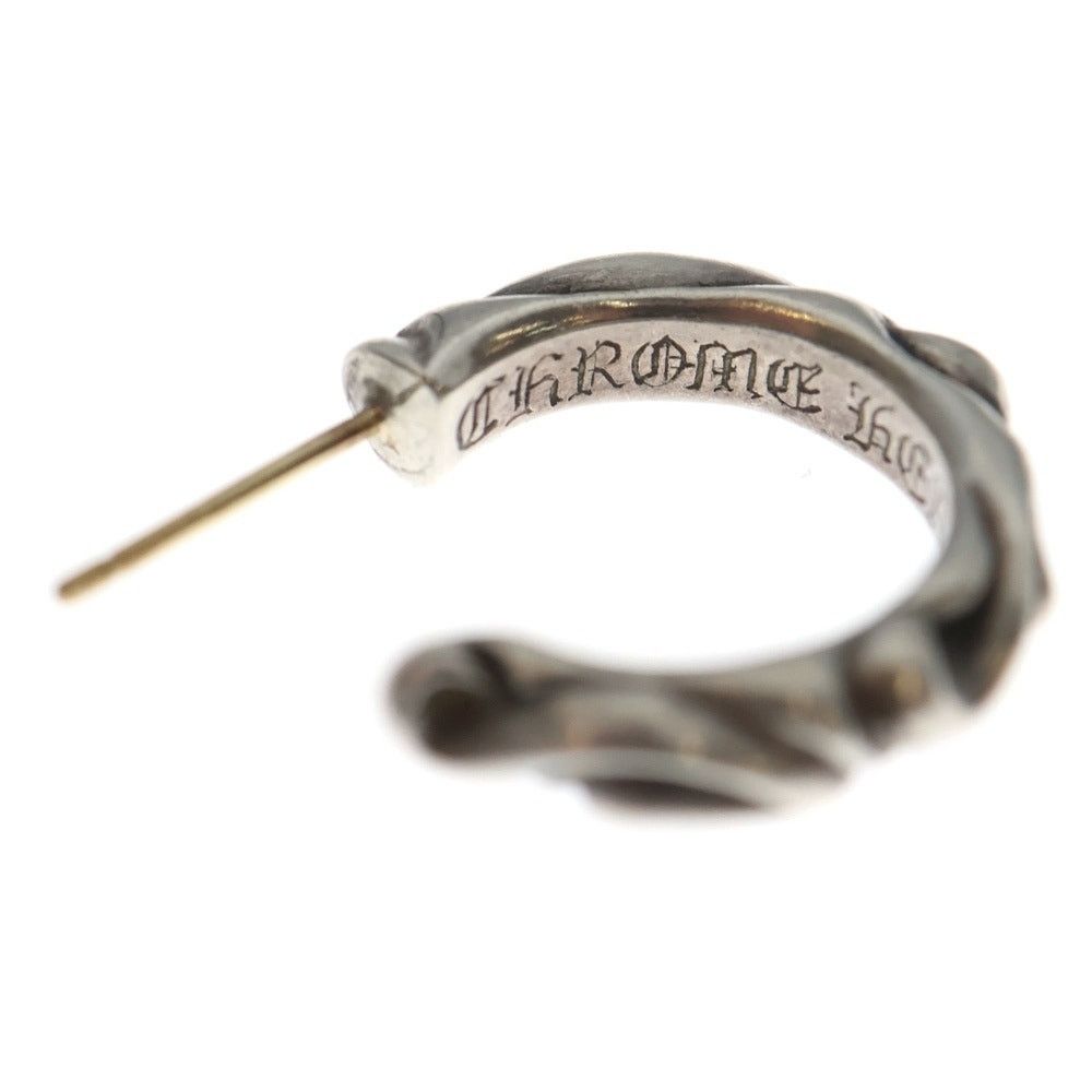 Chrome Hearts Chrome Hearts Silver Hoop Scroll Earring Size ONE SIZE - 5 Thumbnail