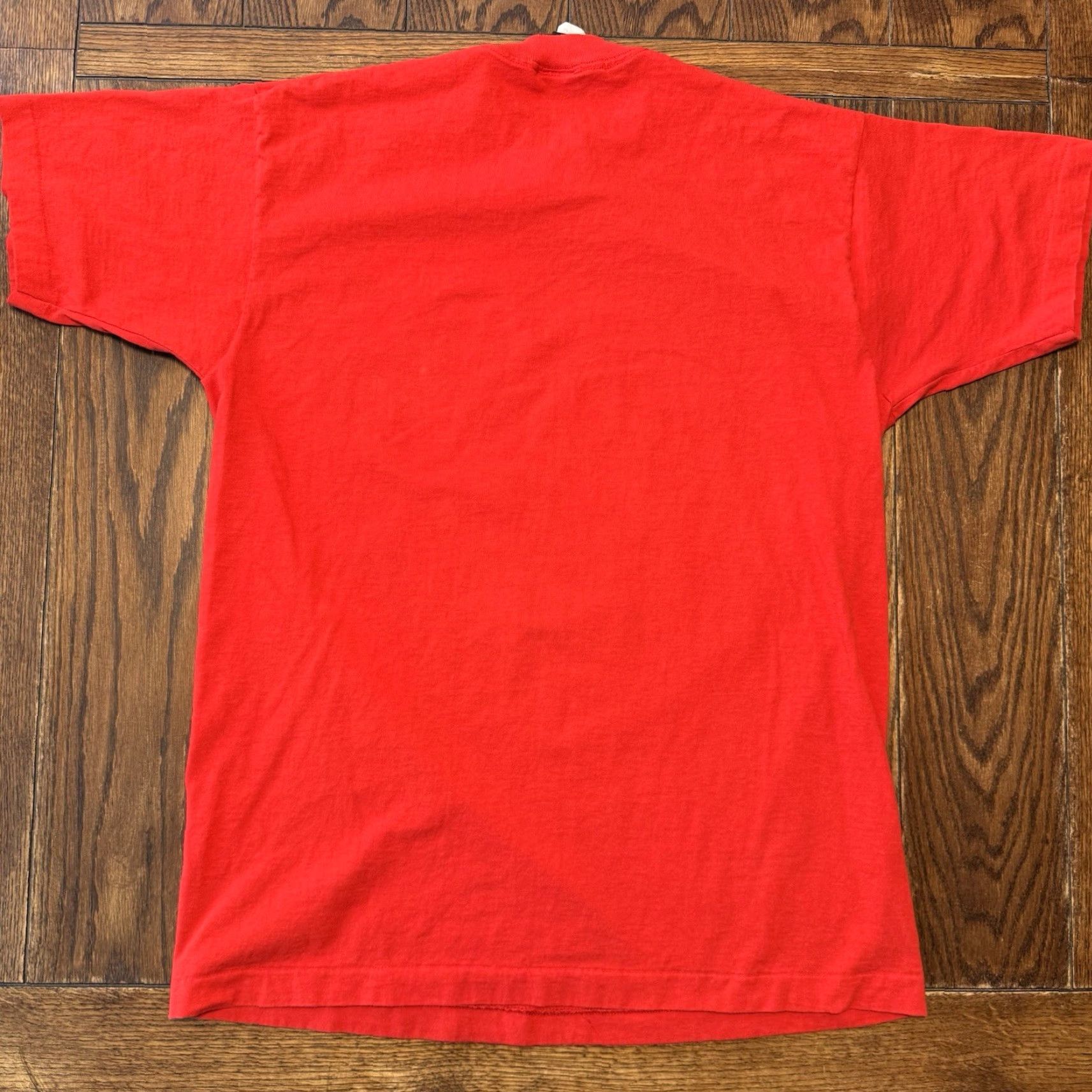 Mickey Unlimited VINTAGE Mickey Unlimited T-Shirt Bon Voyage Men One Size Disney Cartoon Red Cotton Short Sleeve Crew Neck Regular Size US M / EU 48-50 / 2 - 7 Thumbnail