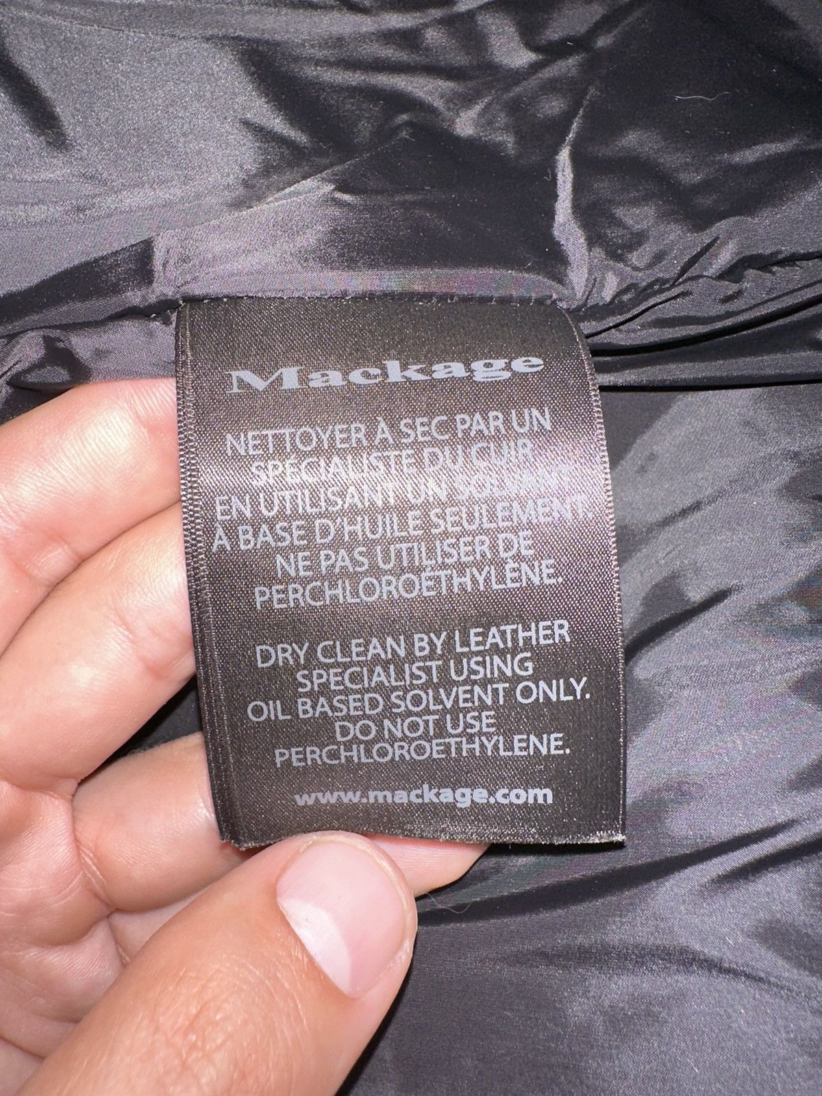 Mackage Black Down Mackage Jacket with fur lined hood Size US L / EU 52-54 / 3 - 8 Thumbnail