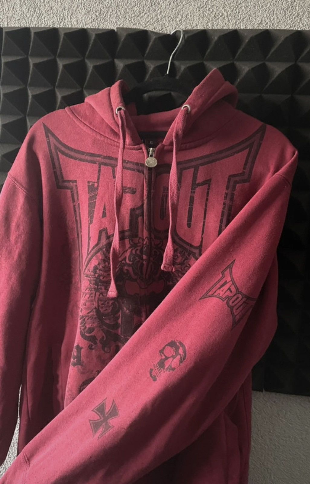 Tapout !!VINTAGE !!TAPOUT X UFC SIMPLY BELIEVE HOODIE ZIP UP Size US L / EU 52-54 / 3 - 2 Thumbnail