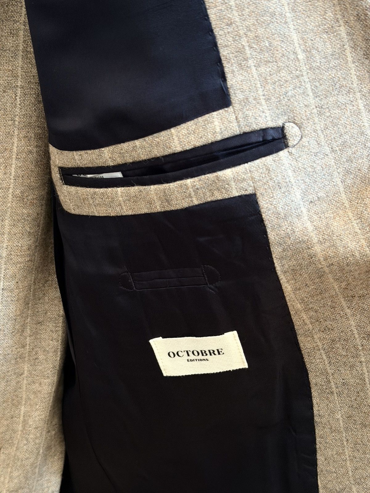 Other Octobre Editions Flannel Pinstripe Suit Size 42R - 5 Thumbnail