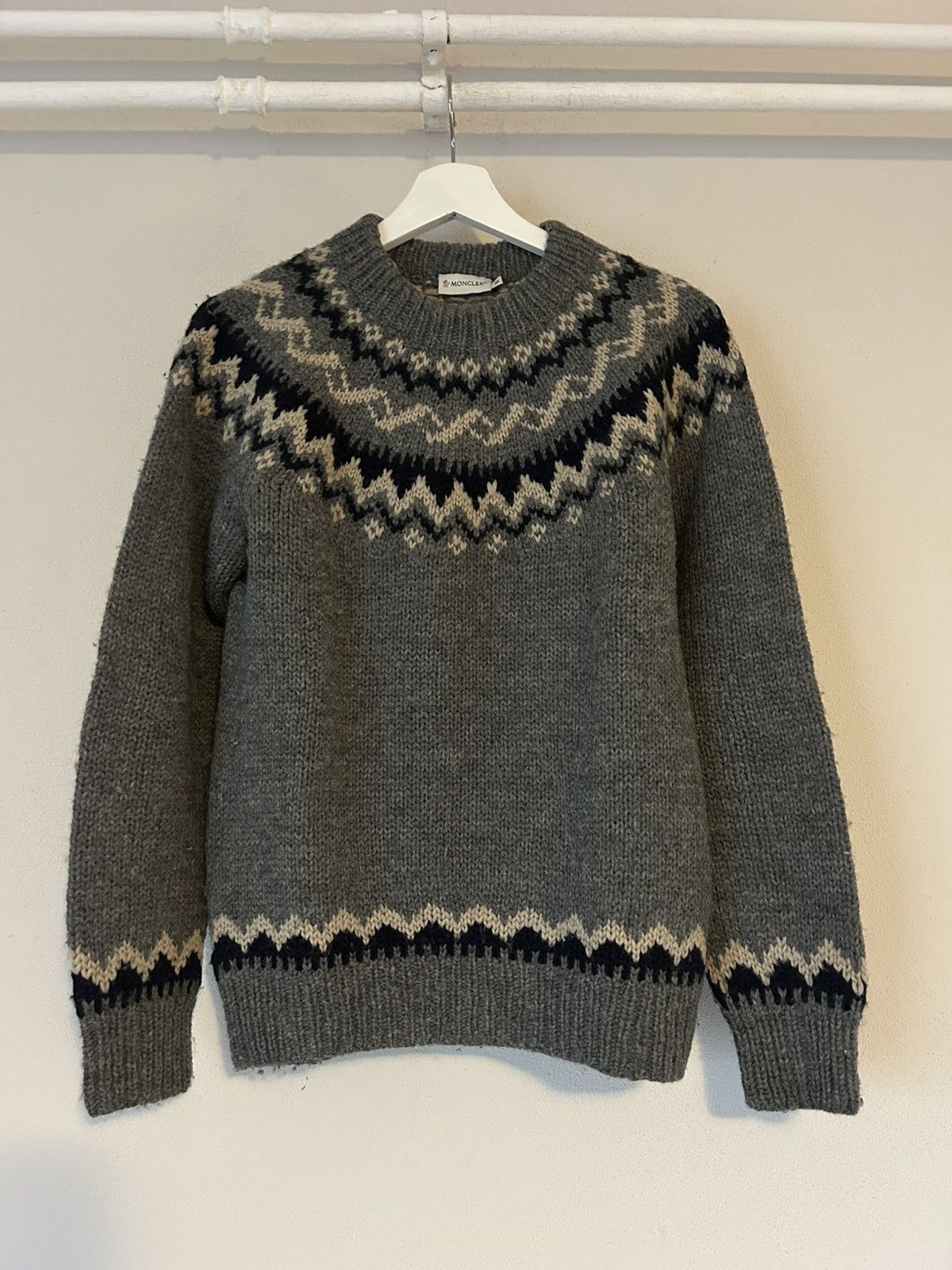 Moncler Moncler Wool Norse Sweater Size US M / EU 48-50 / 2 - 1 Thumbnail