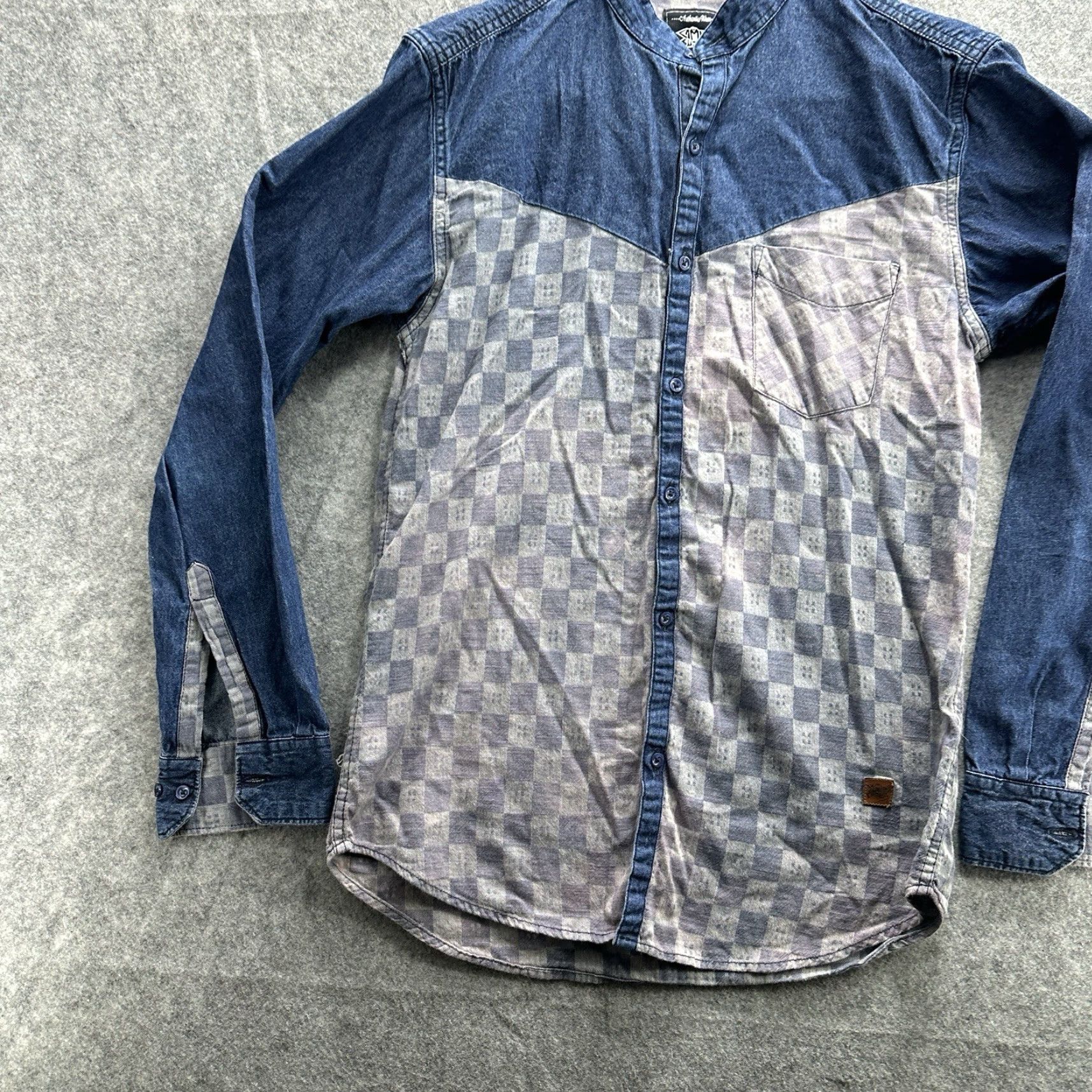 Vintage VINTAGE Campus Sutra Shirt Mens M 90s Denim Floral Button Up Blue 70s 90s Style Mens M Size US M / EU 48-50 / 2 - 3 Thumbnail