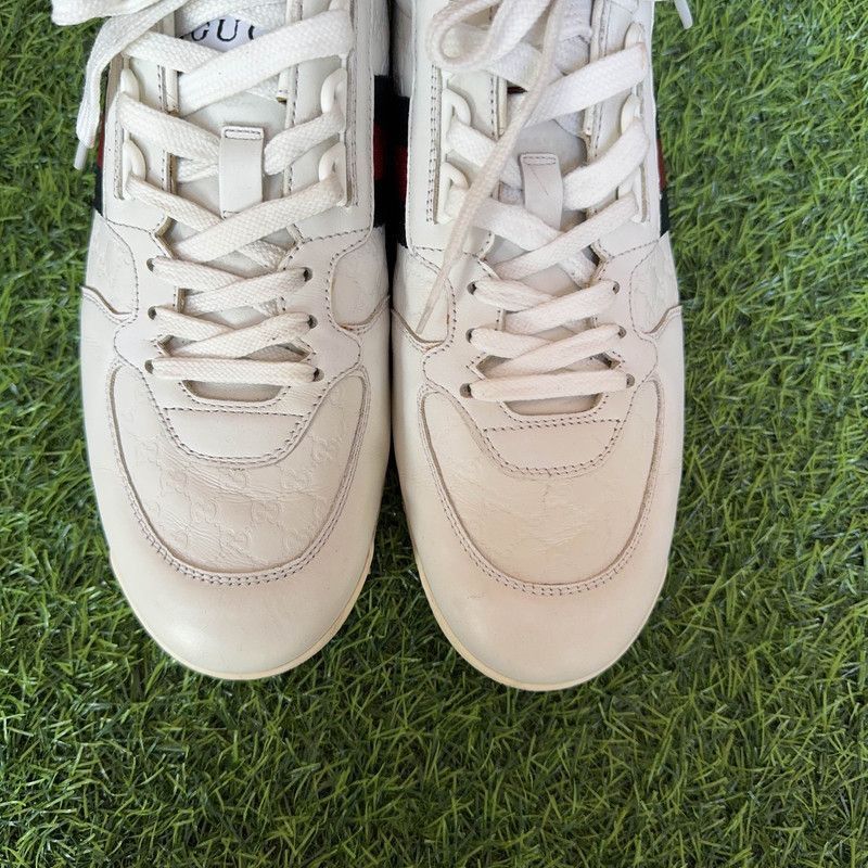 Gucci Gucci GG Monogram Leather Canvas Sneakers -2508 Size US 8 / EU 41 - 5 Thumbnail