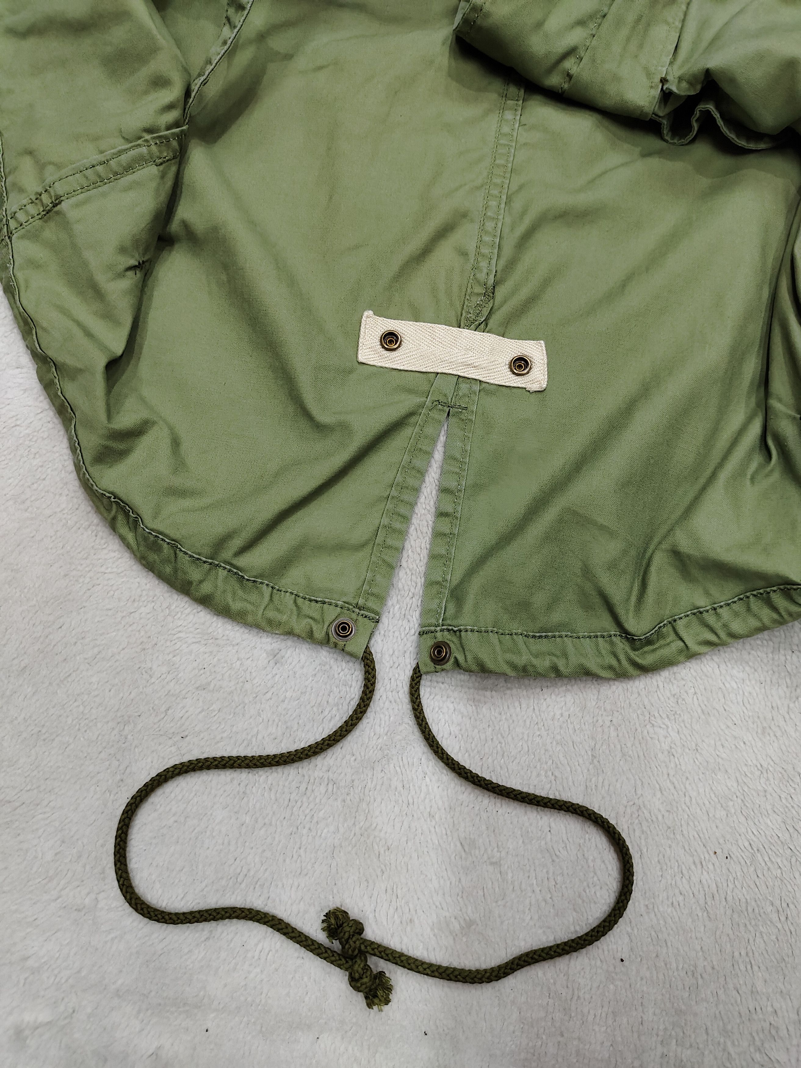 Japanese Brand Slobe Iena🇯🇵 Military Hooded Olive Batwing Cape Jacket Size M / US 6-8 / IT 42-44 - 7 Thumbnail