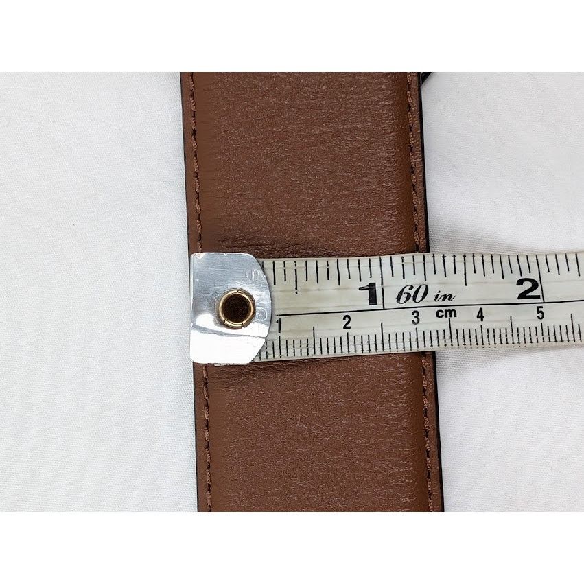 Amiri o1rshd1 Size: 85 / Core 4cm Nappa Belt in Brown Size 32 - 11 Thumbnail