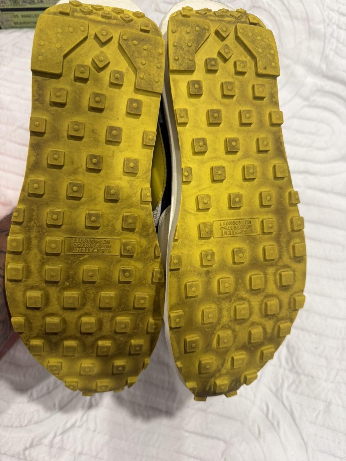 Nike × Sacai × Undercover Nike waffle sacai size 10.5 black/yellow/white Size US 10.5 / EU 43-44 - 6 Thumbnail