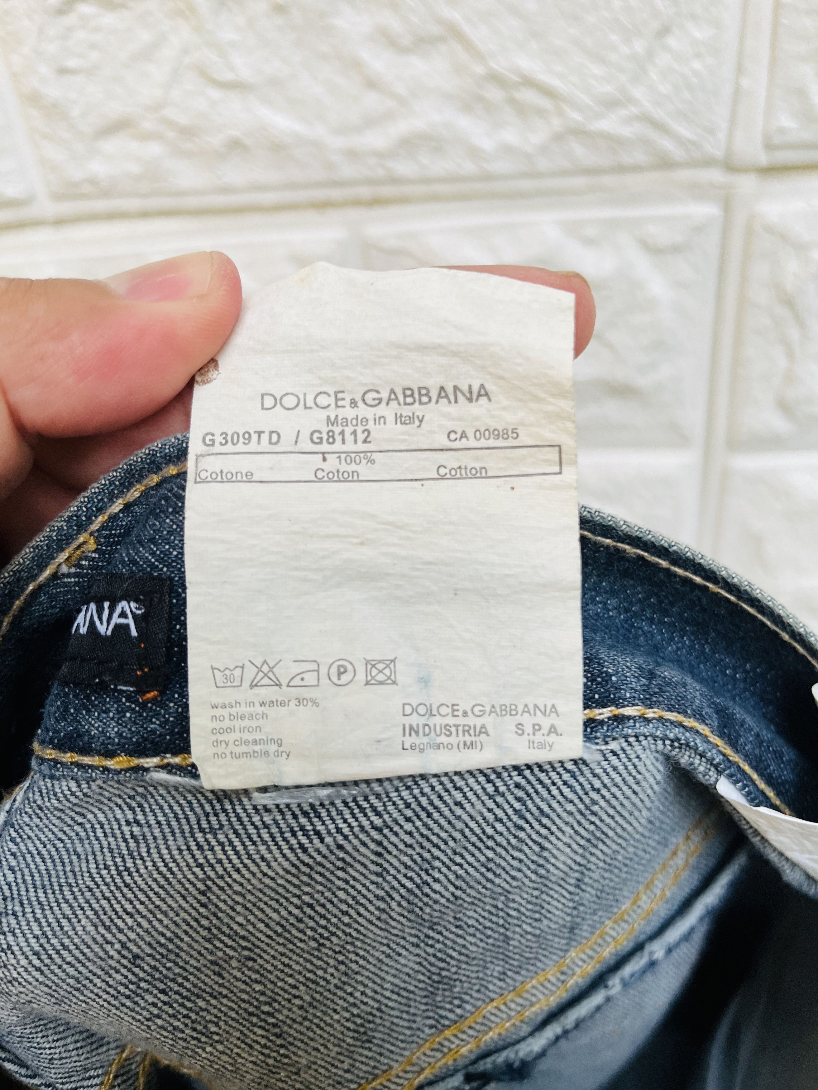 Dolce & Gabbana Vintage Dolce & Gabbana Distressed Designer Fashion Style Size US 35 - 14 Thumbnail