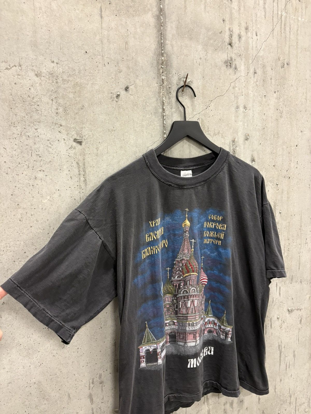 Vintage Vintage Russia Shirt Faded Distressed Grunge Boxy Thrashed Size US M / EU 48-50 / 2 - 2 Thumbnail