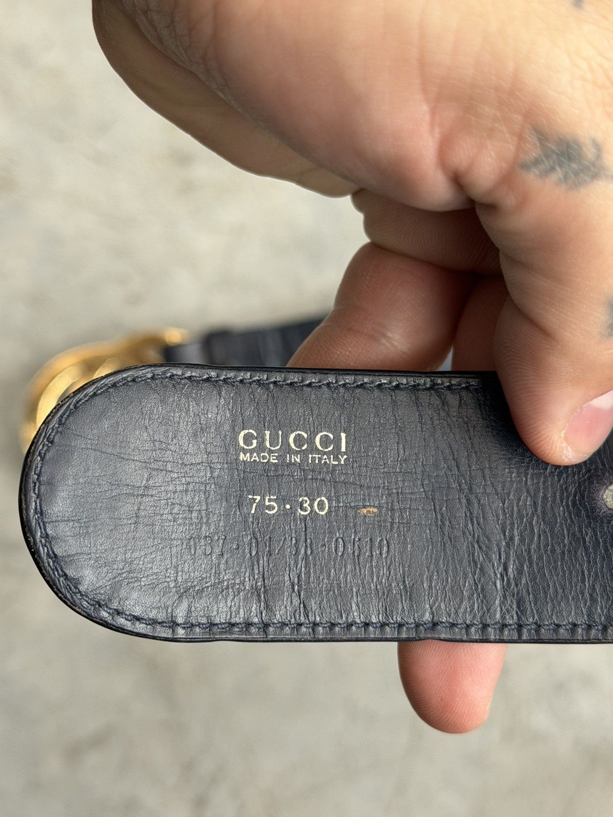 Gucci Gucci vintage GG BELT Size ONE SIZE - 5 Thumbnail