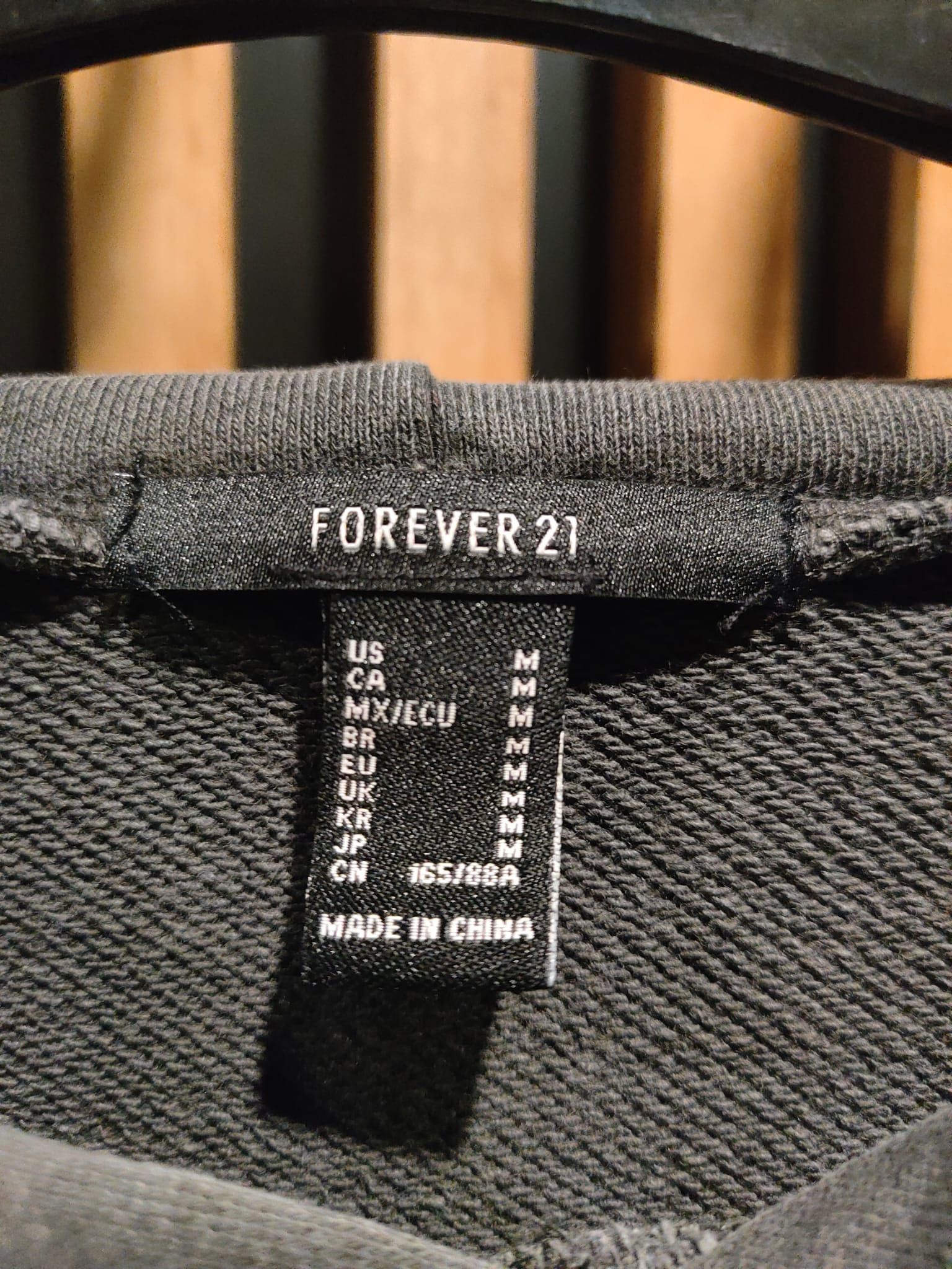 Forever 21 × Vintage Faded black grey stencil print ART&DESIGN hoodie forever 21 Size US M / EU 48-50 / 2 - 4 Thumbnail