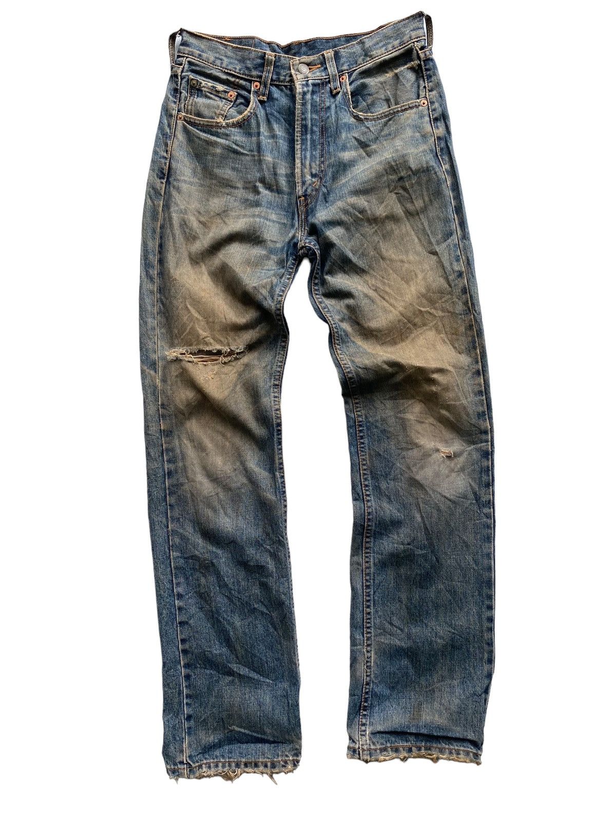 Levi's Levi’s 524 Distressed Denim Size 29 Size US 29 - 1 Thumbnail