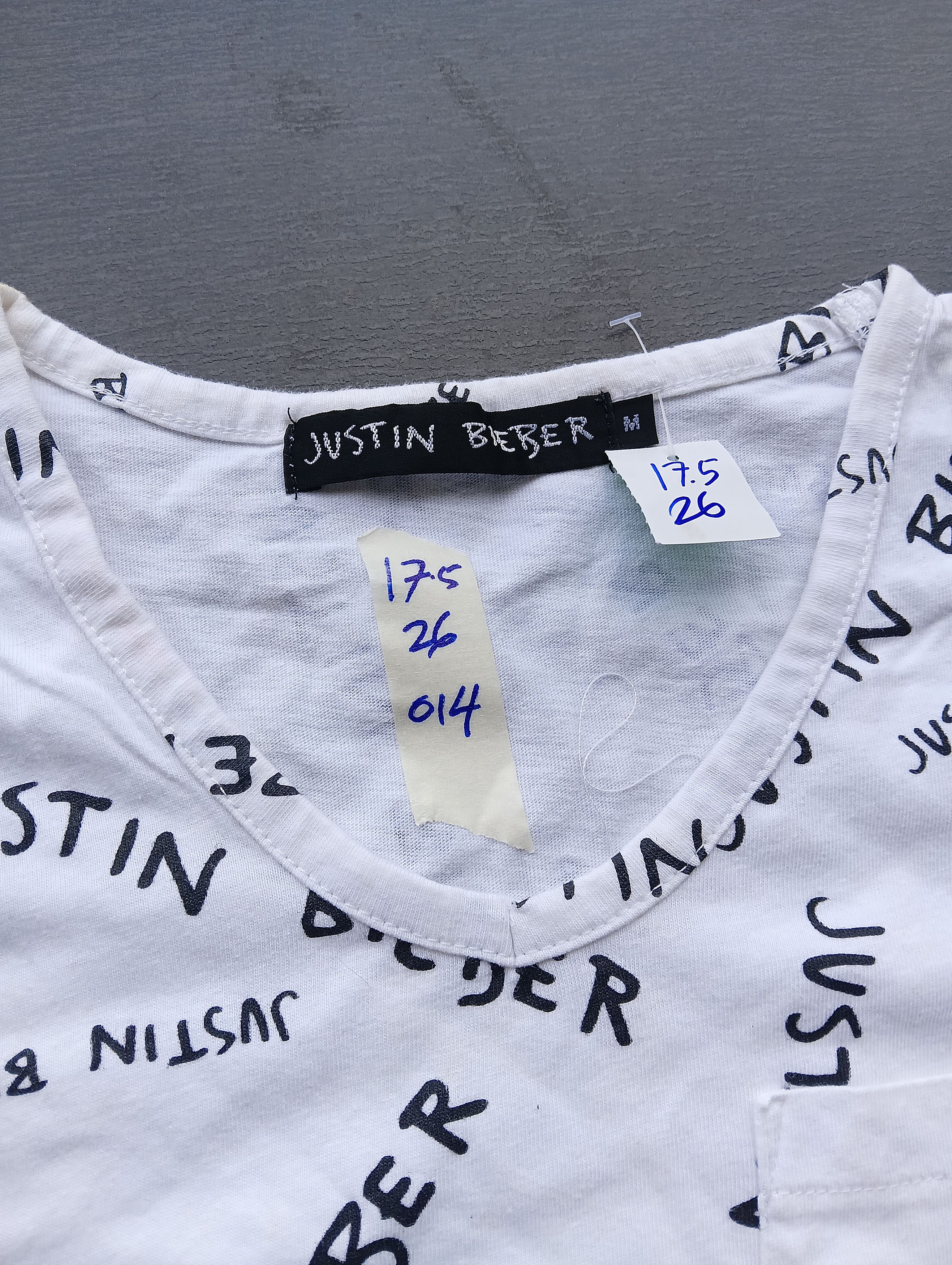 Justin Bieber justin bieber tee full print v net tee Size US S / EU 44-46 / 1 - 3 Thumbnail