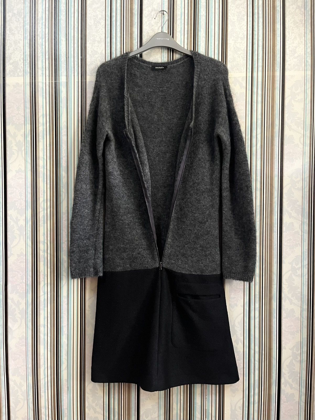 Max Mara 2000s max & co jersey dress wool #H1 Size M / US 6-8 / IT 42-44 - 3 Thumbnail