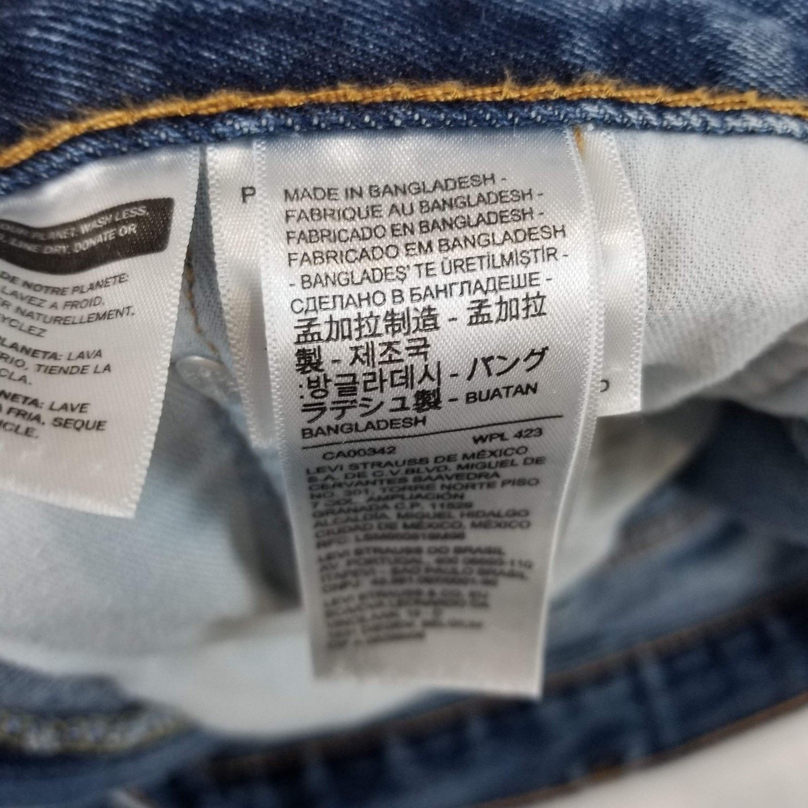 Levi's Levis 550 Jeans Mens 38x30 Blue Relaxed Fit Tapered Leg Size US 38 / EU 54 - 7 Thumbnail