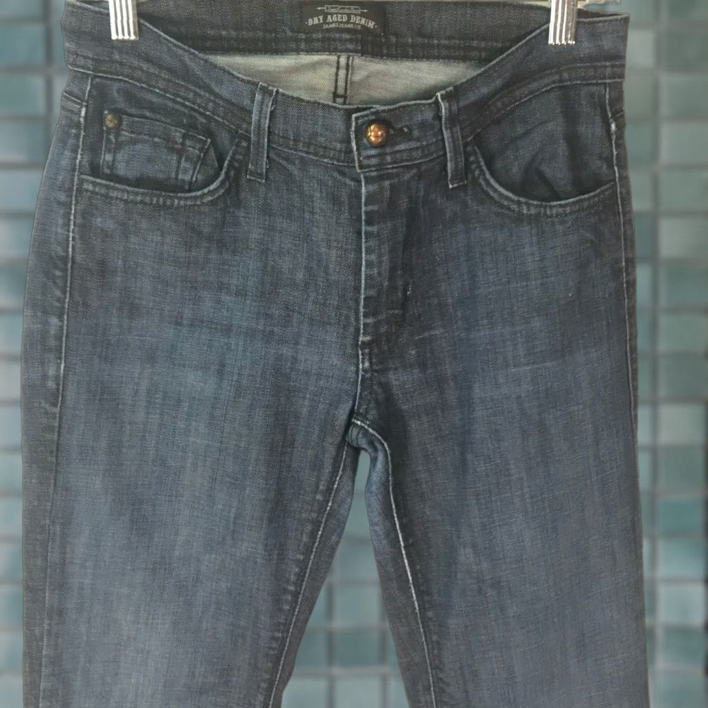 Denime James Cured by Seun Womens Jeans Bootcut Denim Blue 27 Regular Size 27" / US 4 / IT 40 - 1 Thumbnail