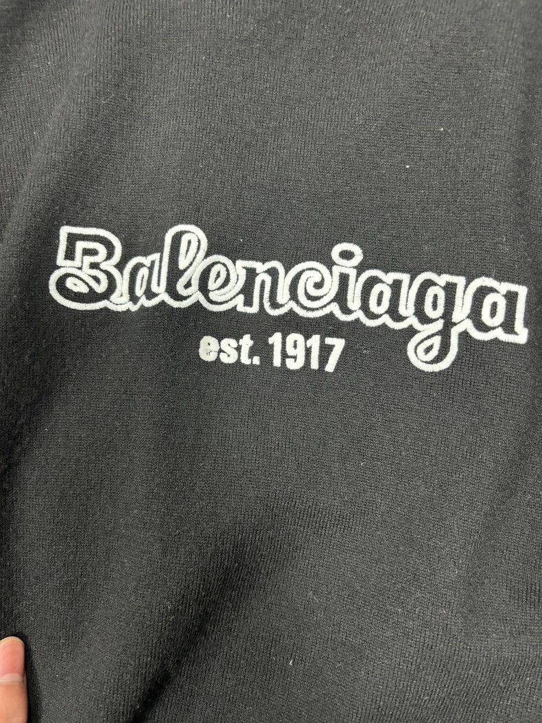 Balenciaga Balenciaga Chest logo-knit sweater Size US M / EU 48-50 / 2 - 2 Thumbnail