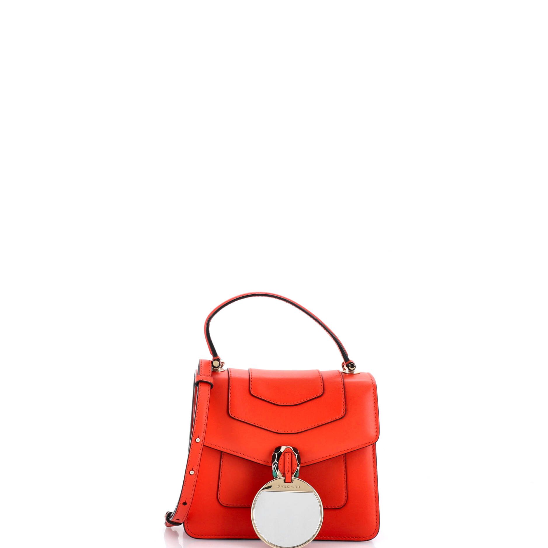 Bvlgari Serpenti Forever Top Handle Bag Leather Small Size ONE SIZE - 1 Thumbnail