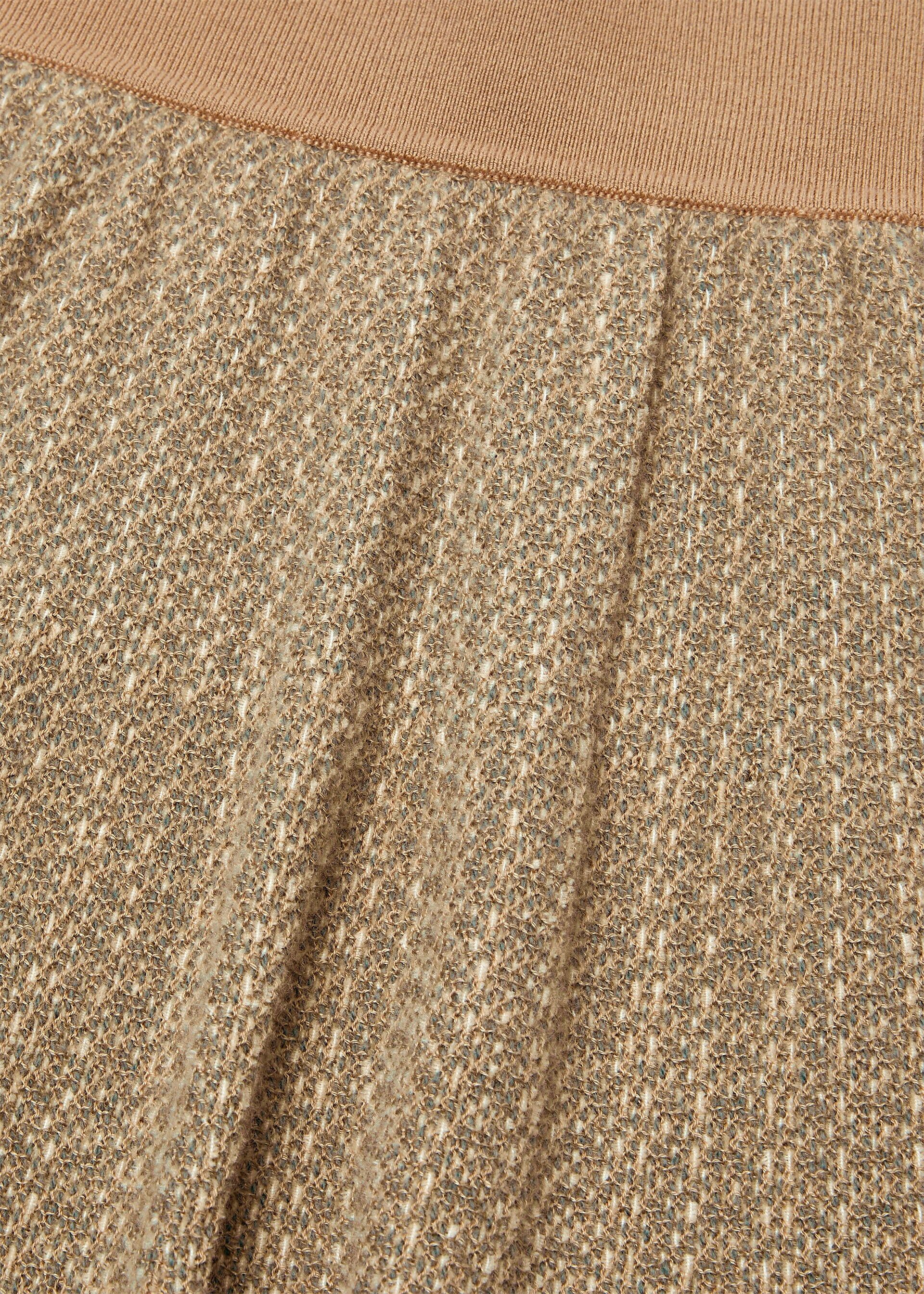 Loro Piana os11x0326 FAQ7034 Magnolia Skirt in Green Caramel Clay Size 28" / US 6 / IT 42 - 7 Thumbnail