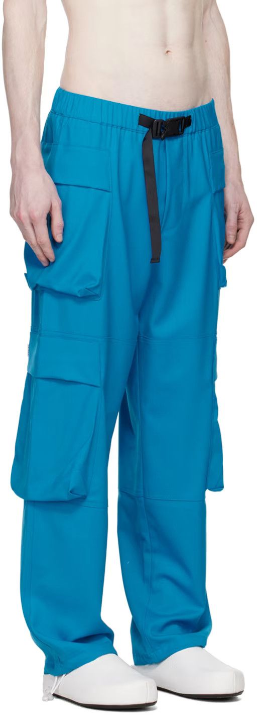 BONSAI USD470 BONSAI BLUE BELTED CARGO PANTS Size US 34 / EU 50 - 9 Thumbnail