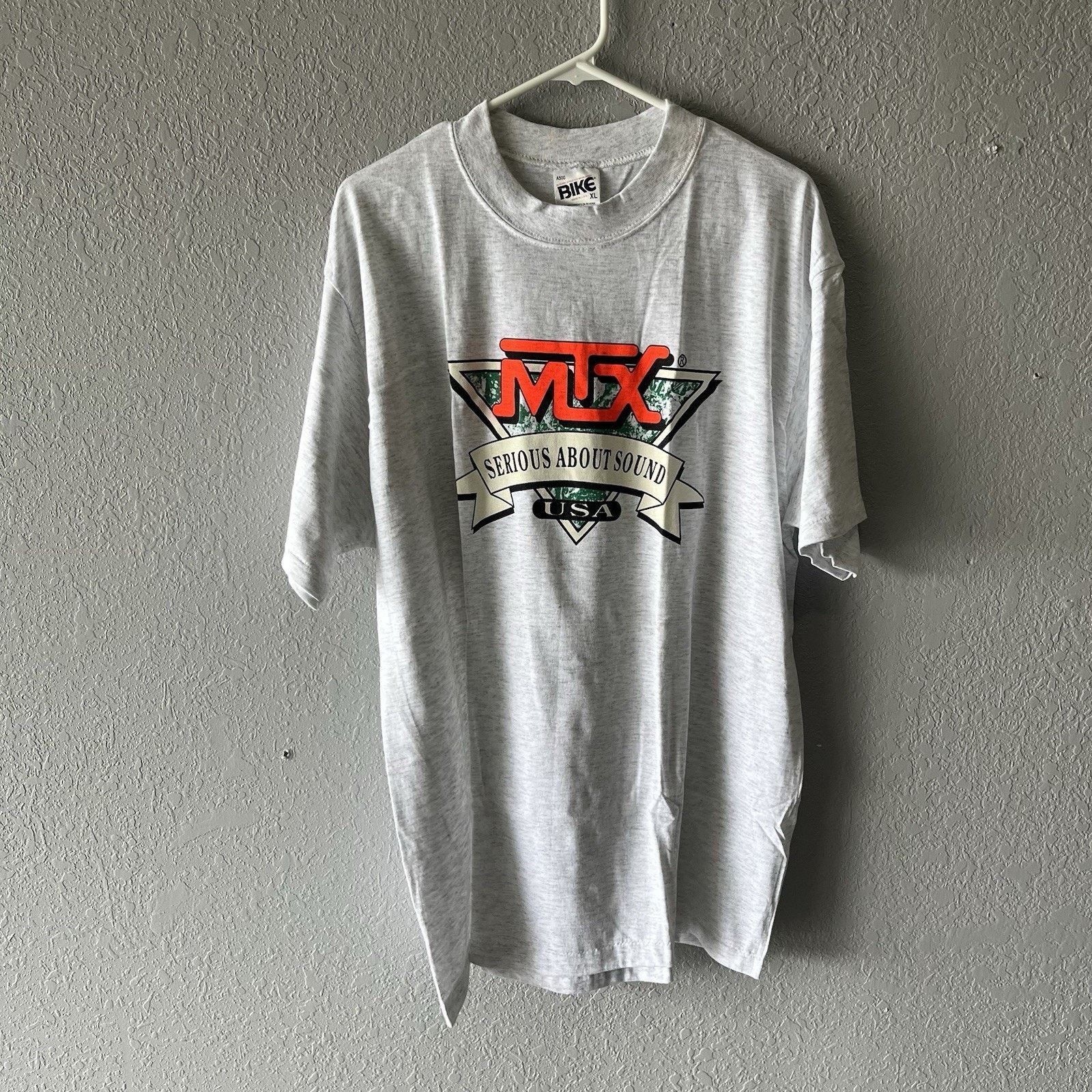 Vintage Vintage MTX serious About Sound Grey / White Tshirt Men’s XL Size US XL / EU 56 / 4 - 1 Thumbnail