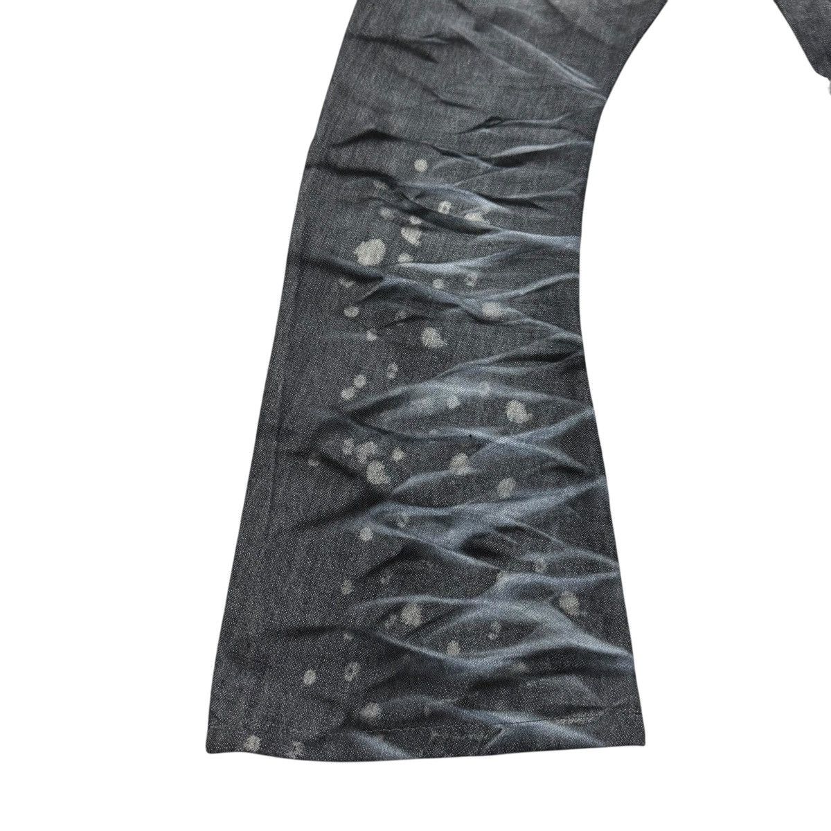 semanticdesign Semantic Design Whiskered Denim Flare Jeans Size US 32 / EU 48 - 13 Thumbnail