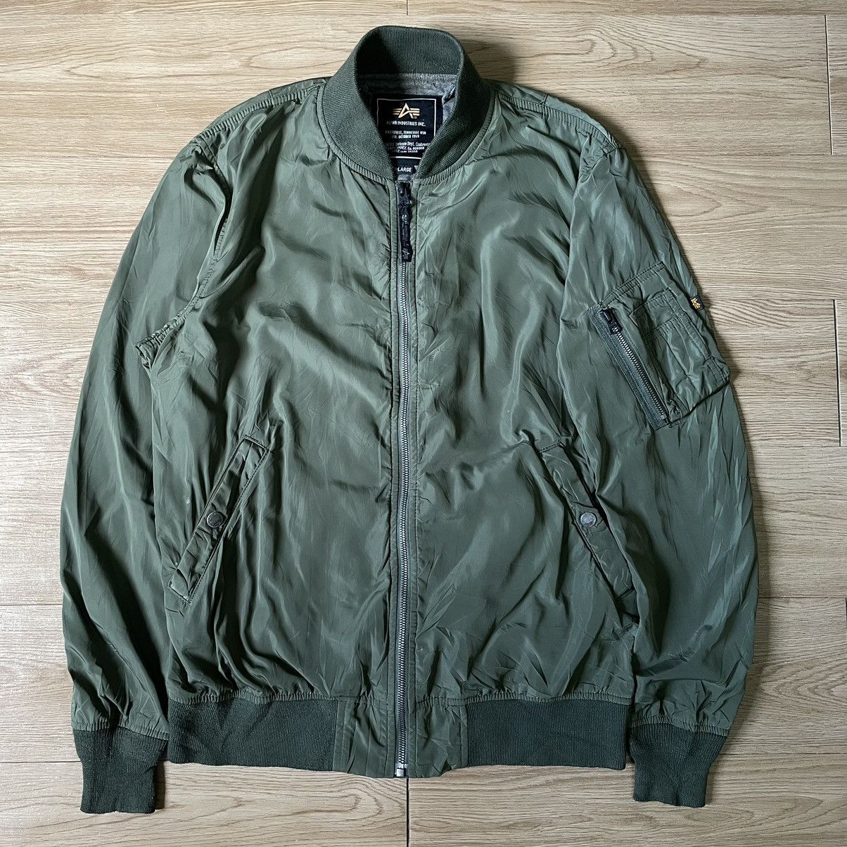 Alpha Industries Alpha Industries MA-1 Green Bomber Jacket Size Small Size US M / EU 48-50 / 2 - 1 Thumbnail