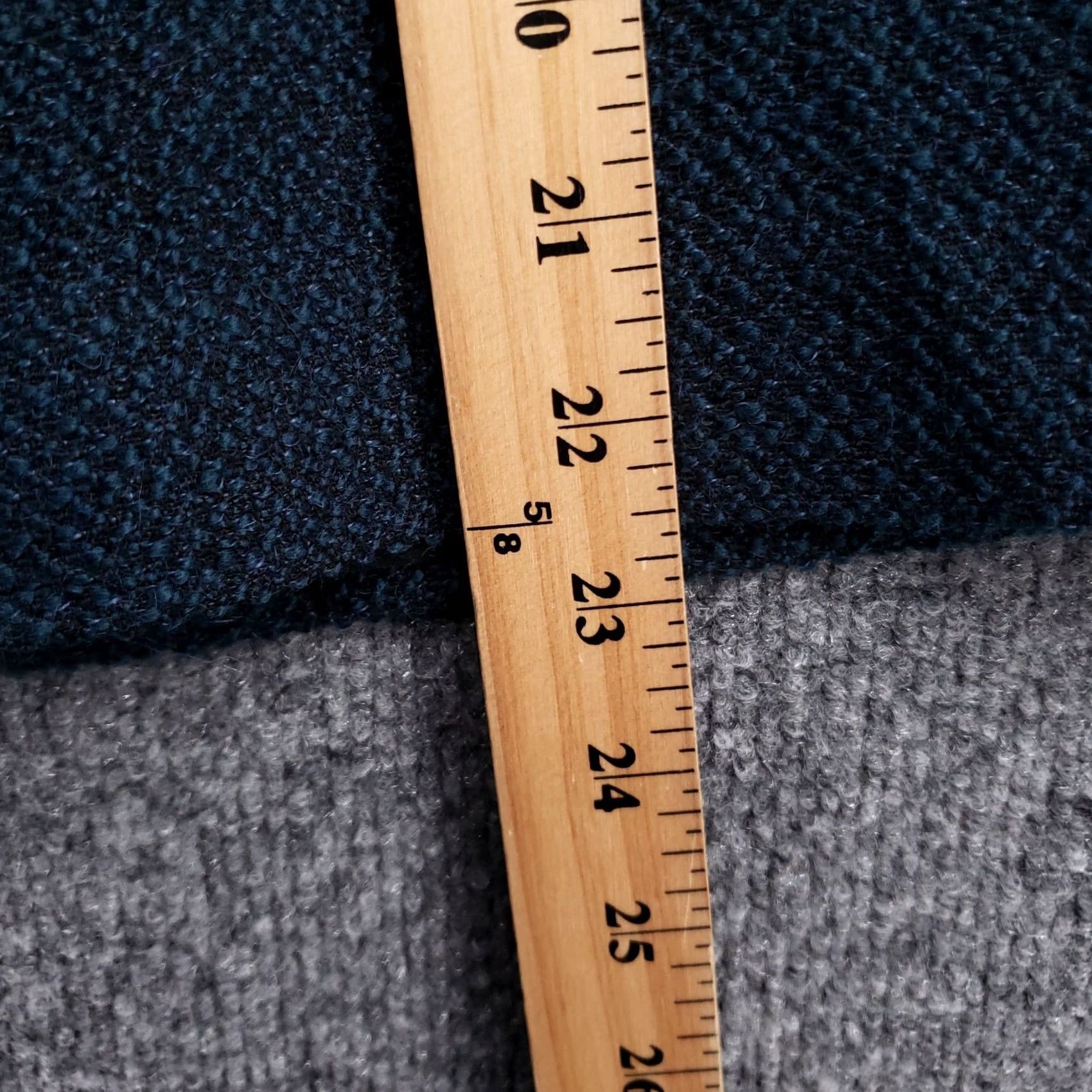 Talbots Talbots Skirt Womens 10 Blue Mini Wool Blend Straight Pencil Zip Back Stretch Size 32" / US 10 / IT 46 - 6 Thumbnail