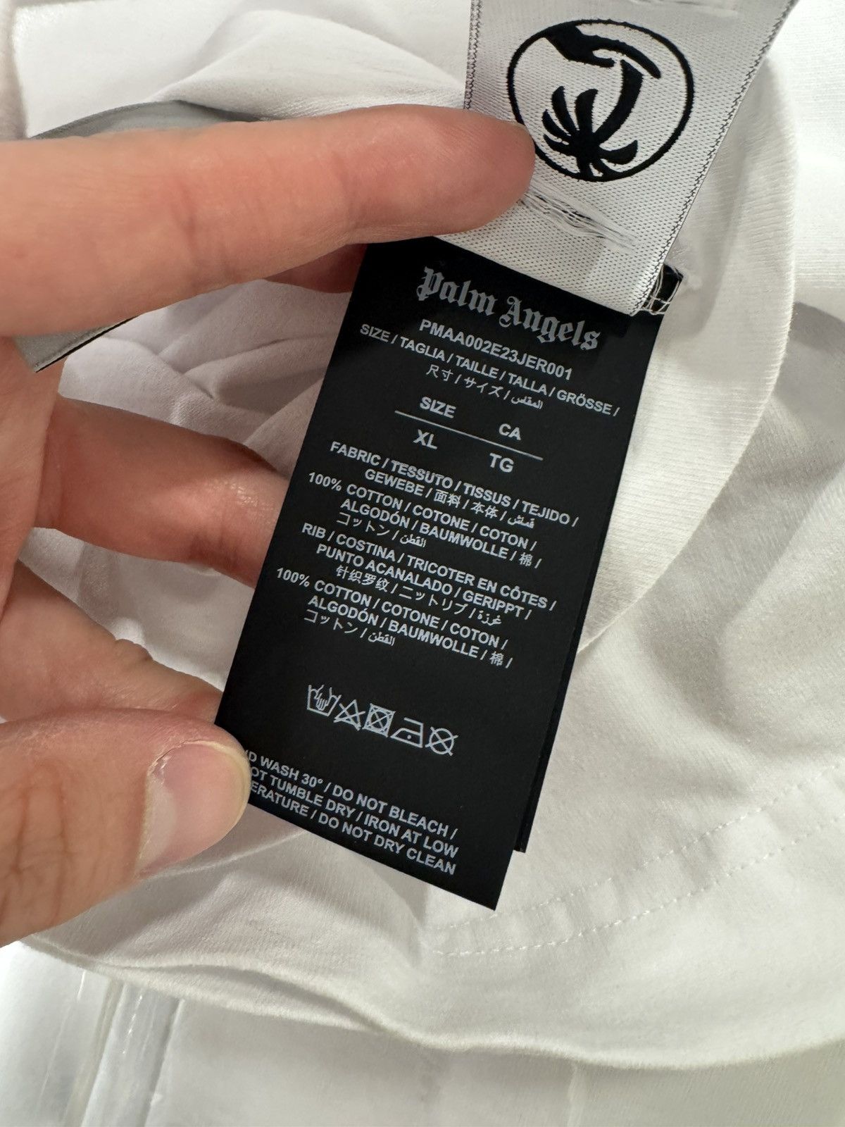 Palm Angels Palm Angels Sketchy Logo T-Shirt NEW 450$ Size US XL / EU 56 / 4 - 6 Thumbnail