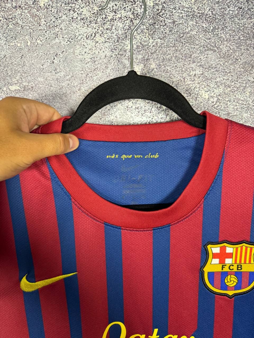 Nike MESSI FC Barcelona 2011/12 Nike Authentic Soccer Jersey S sz Size US S / EU 44-46 / 1 - 9 Thumbnail