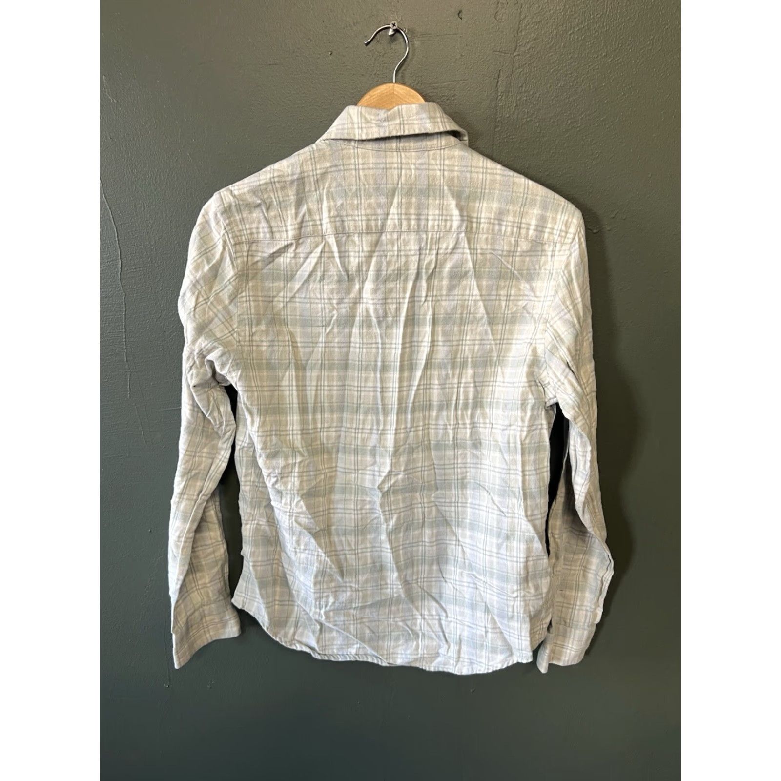 Ralph Lauren Lauren Ralph Lauren Womens Green Plaid Button-Up Long Sleeve Size M Size M / US 6-8 / IT 42-44 - 2 Thumbnail