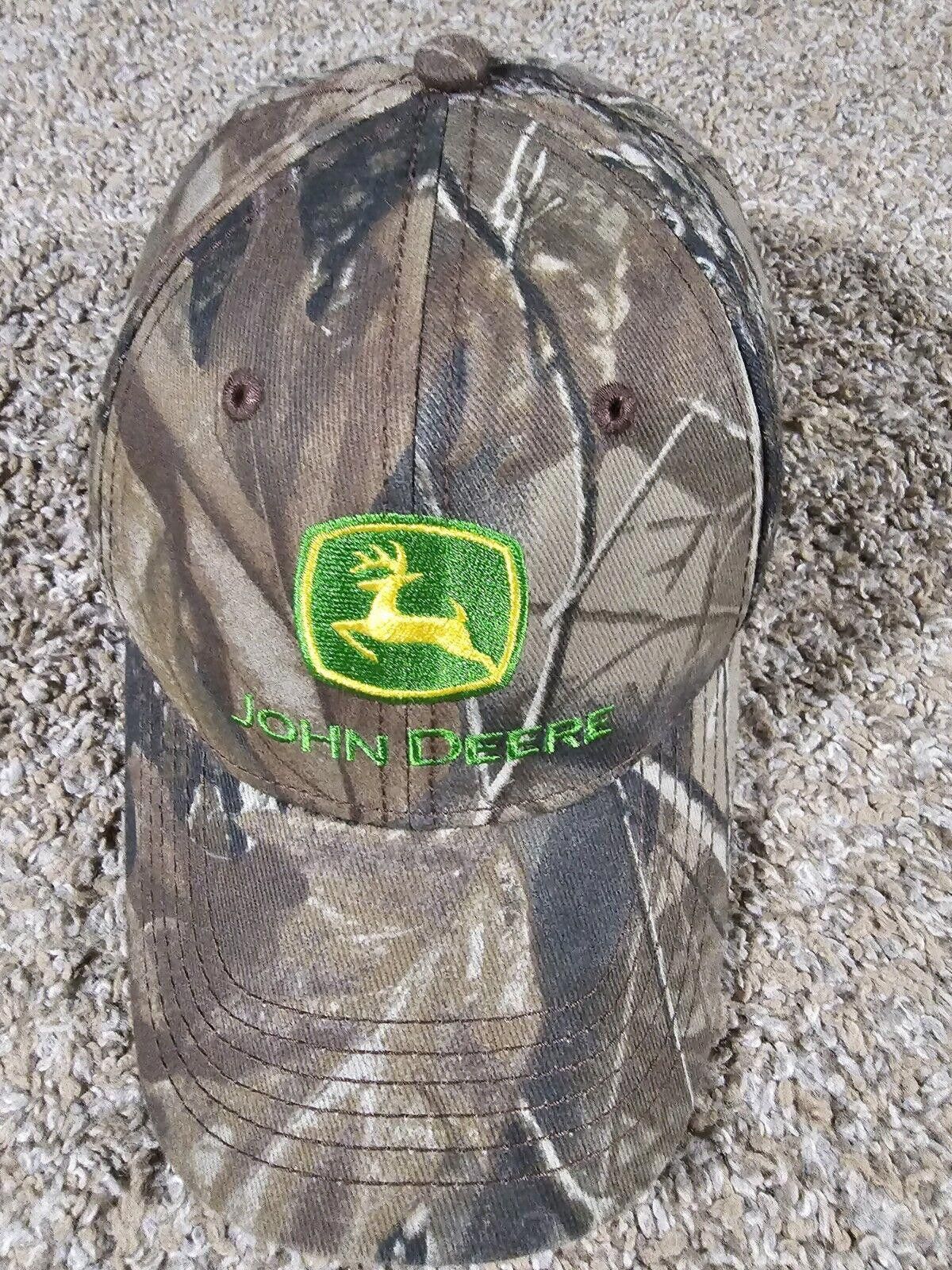 John Deere John Deere Tech Program Madison WI camo snapback hat Size ONE SIZE - 2 Thumbnail
