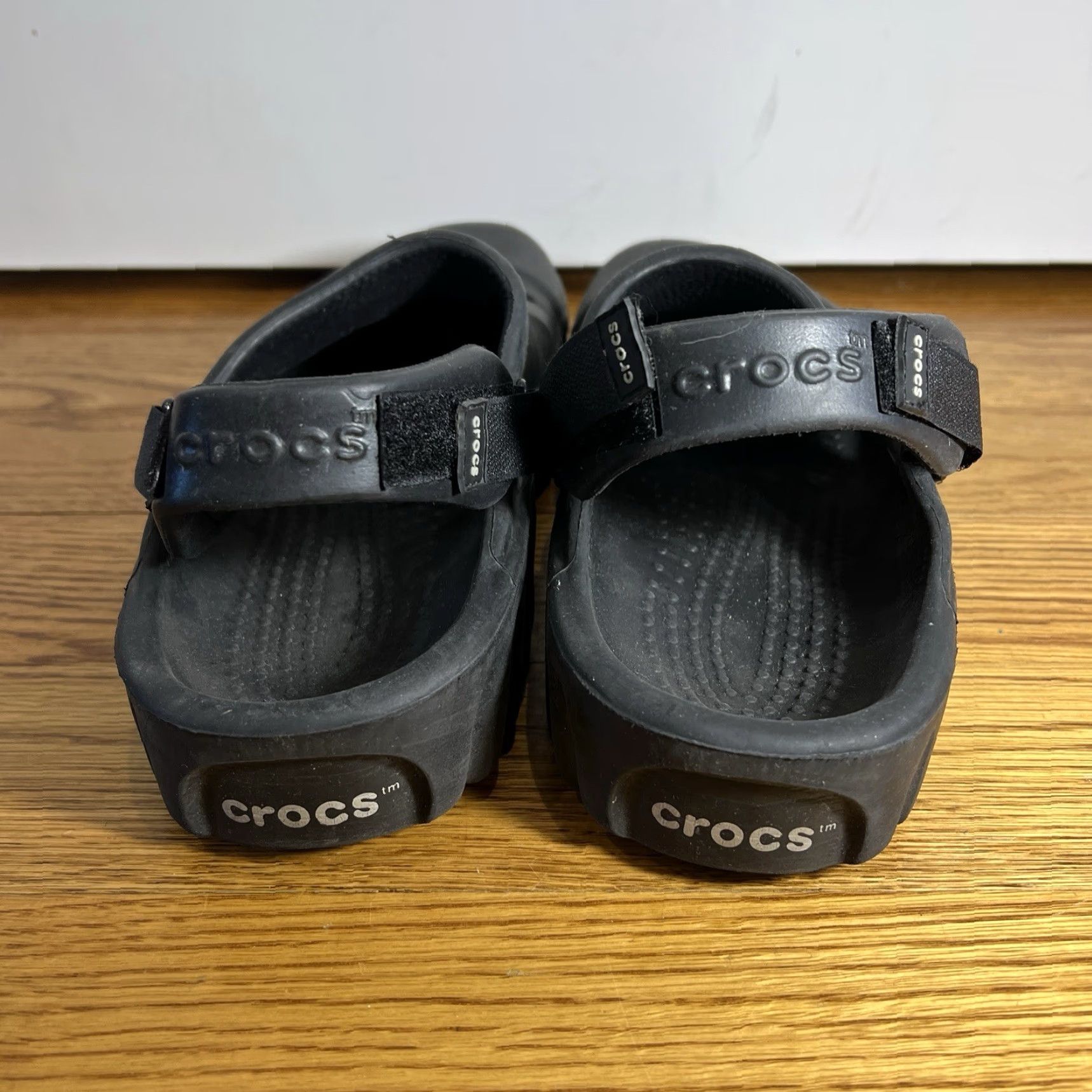 Crocs VINTAGE Crocs Offroad Sports Clogs Men’s Rubber Slip-On Casual Size 12 Black Size US 12 / EU 45 - 4 Thumbnail