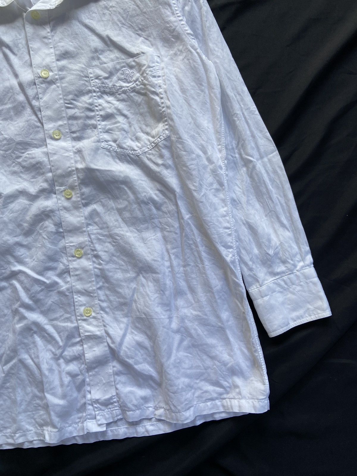 Christian Dior Monsieur × Vintage VINTAGE CHRISTIAN DIOR 2 IN 1 CASUAL BUTTON SHIRT Size US XL / EU 56 / 4 - 12 Thumbnail