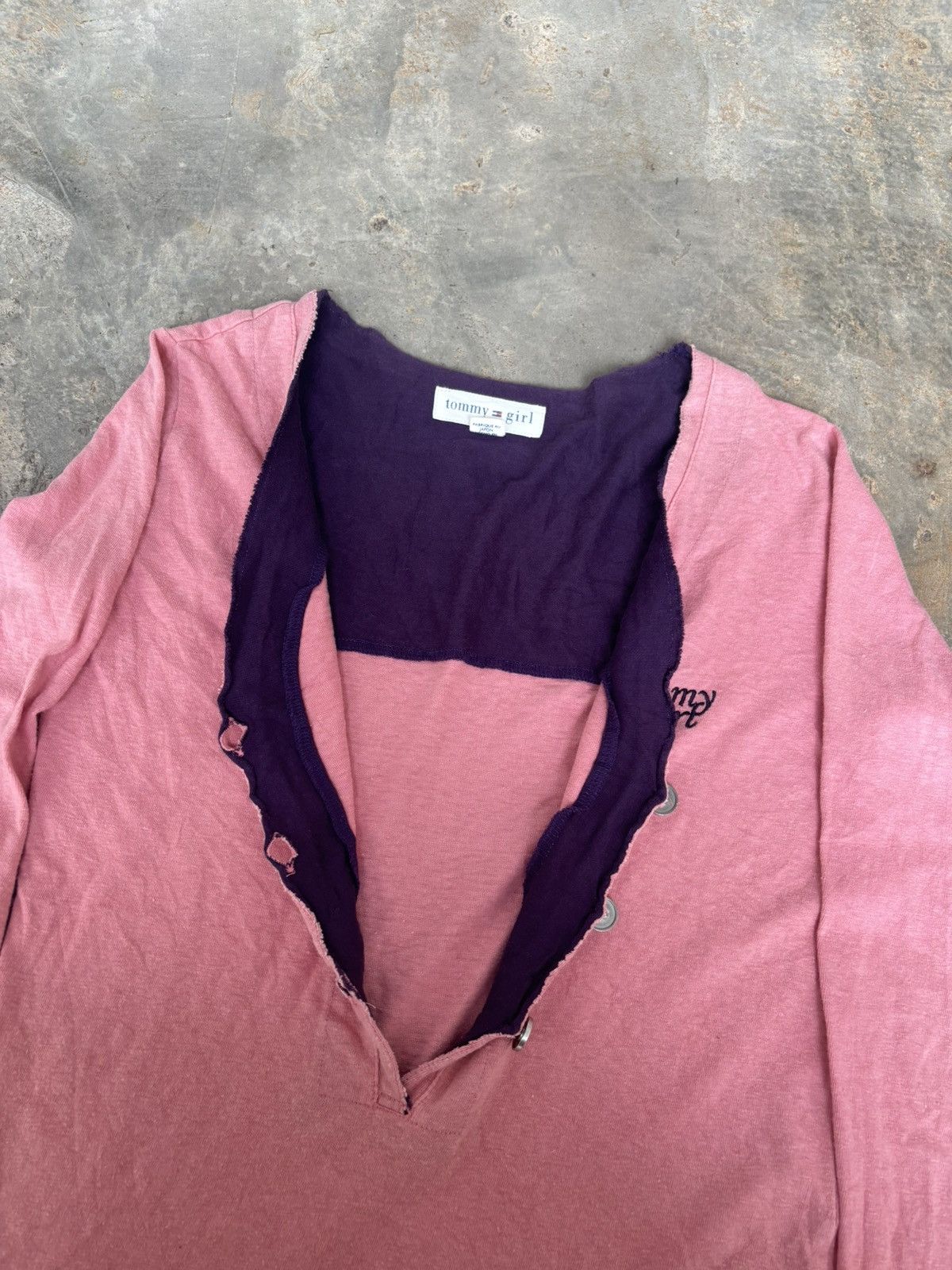 Hysteric Glamour × Japanese Brand Y2k Tommy Girl Shirt Button up Size M / US 6-8 / IT 42-44 - 5 Thumbnail