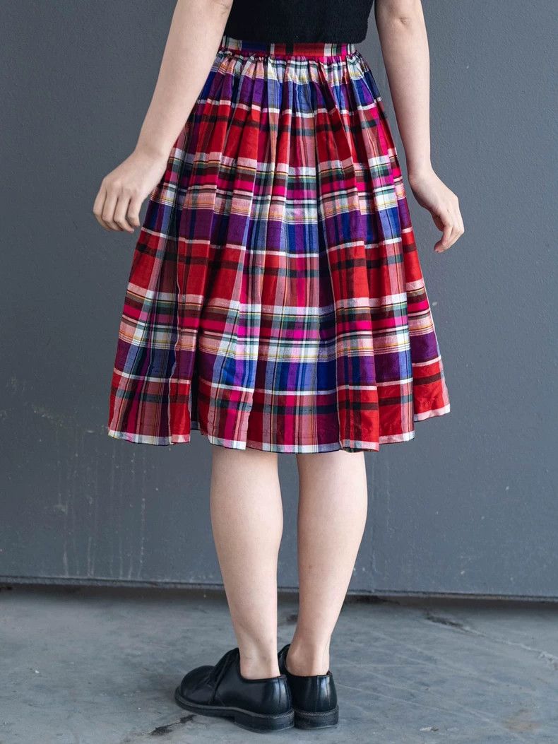 Vivienne Westwood Vivienne Westwood Vintage checkered silk half skirt Size 27" / US 4 / IT 40 - 6 Thumbnail