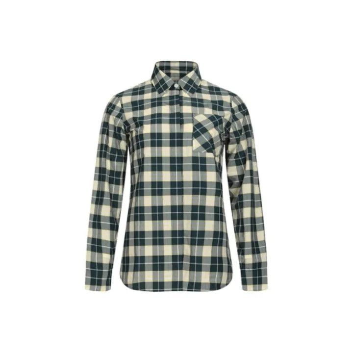 Burberry Burberry Plaid Cotton Long Sleeve Shirt for Women 0079 Size L / US 10 / IT 46 - 1 Thumbnail