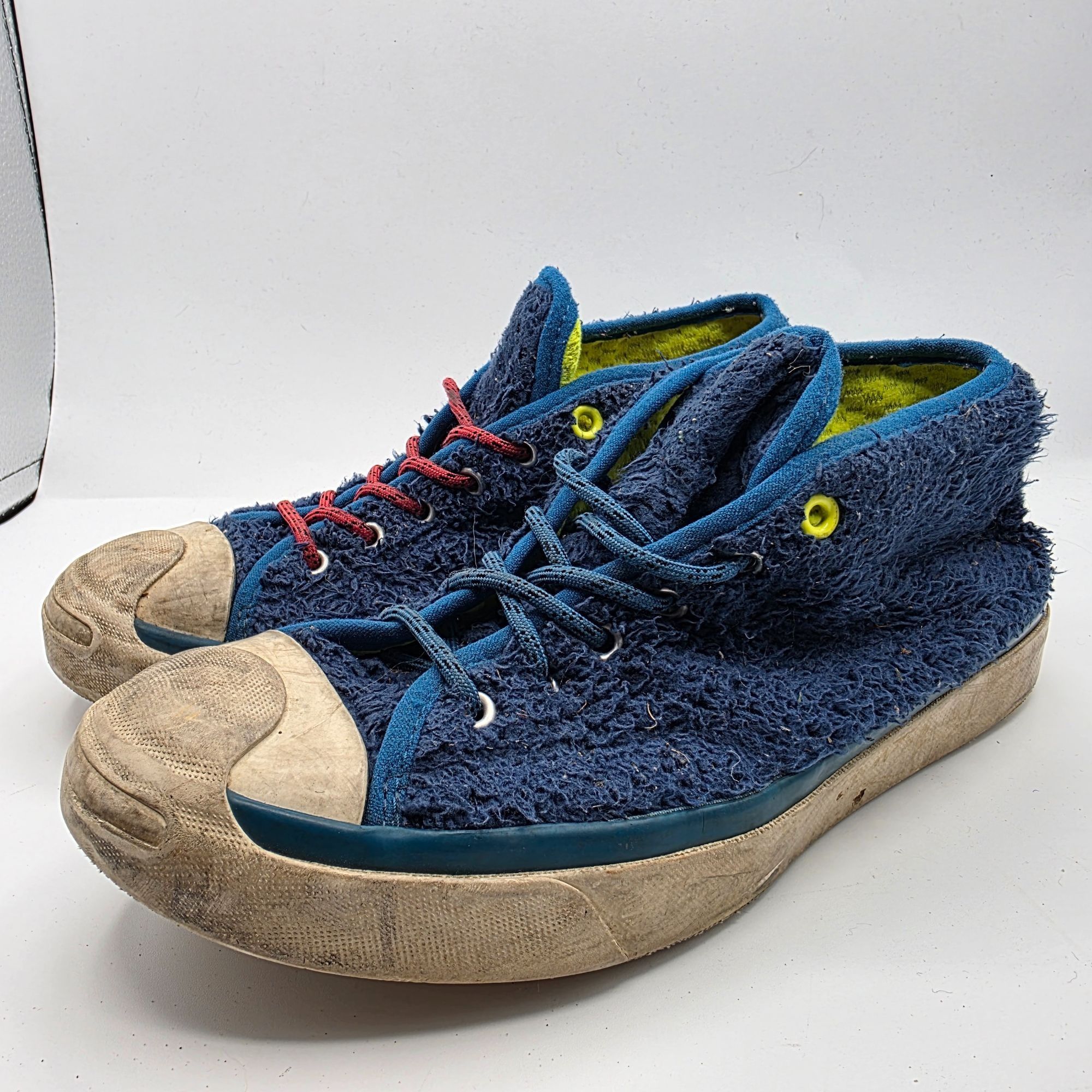 Converse Converse Jack Purcell Mid Retro Sherpa Womens Size 8.5 Blue Size US 8.5 / IT 38.5 - 4 Thumbnail