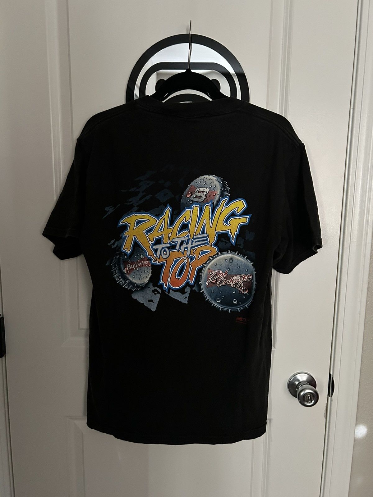 Chase Authentics Vintage Nascar Dale Earnhardt Jr Budweiser racing tee Size US M / EU 48-50 / 2 - 3 Thumbnail