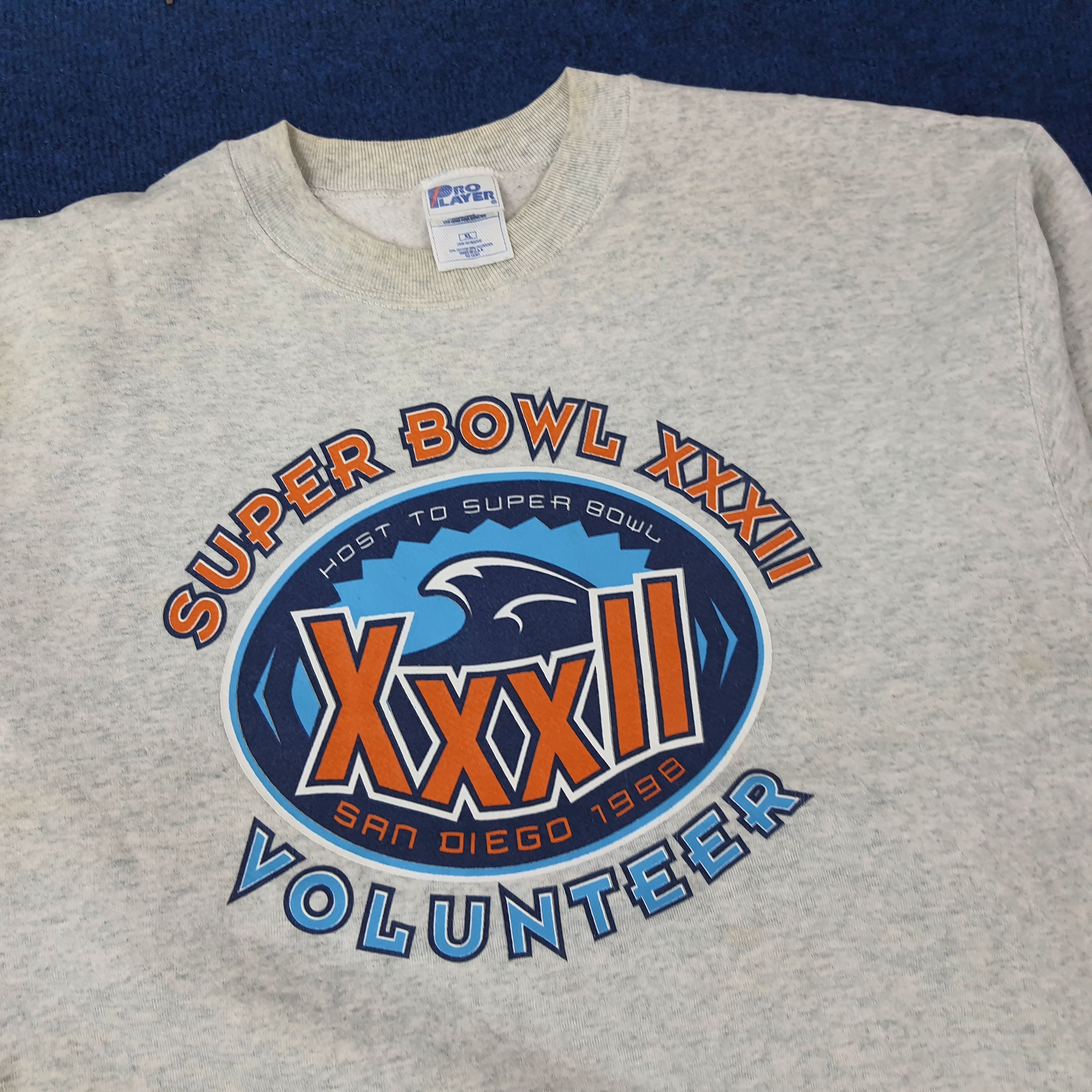 Pro Player Vintage Pro Player Super Bowl San Diego'98 Sweatshirt C254N3 Size US XL / EU 56 / 4 - 2 Thumbnail