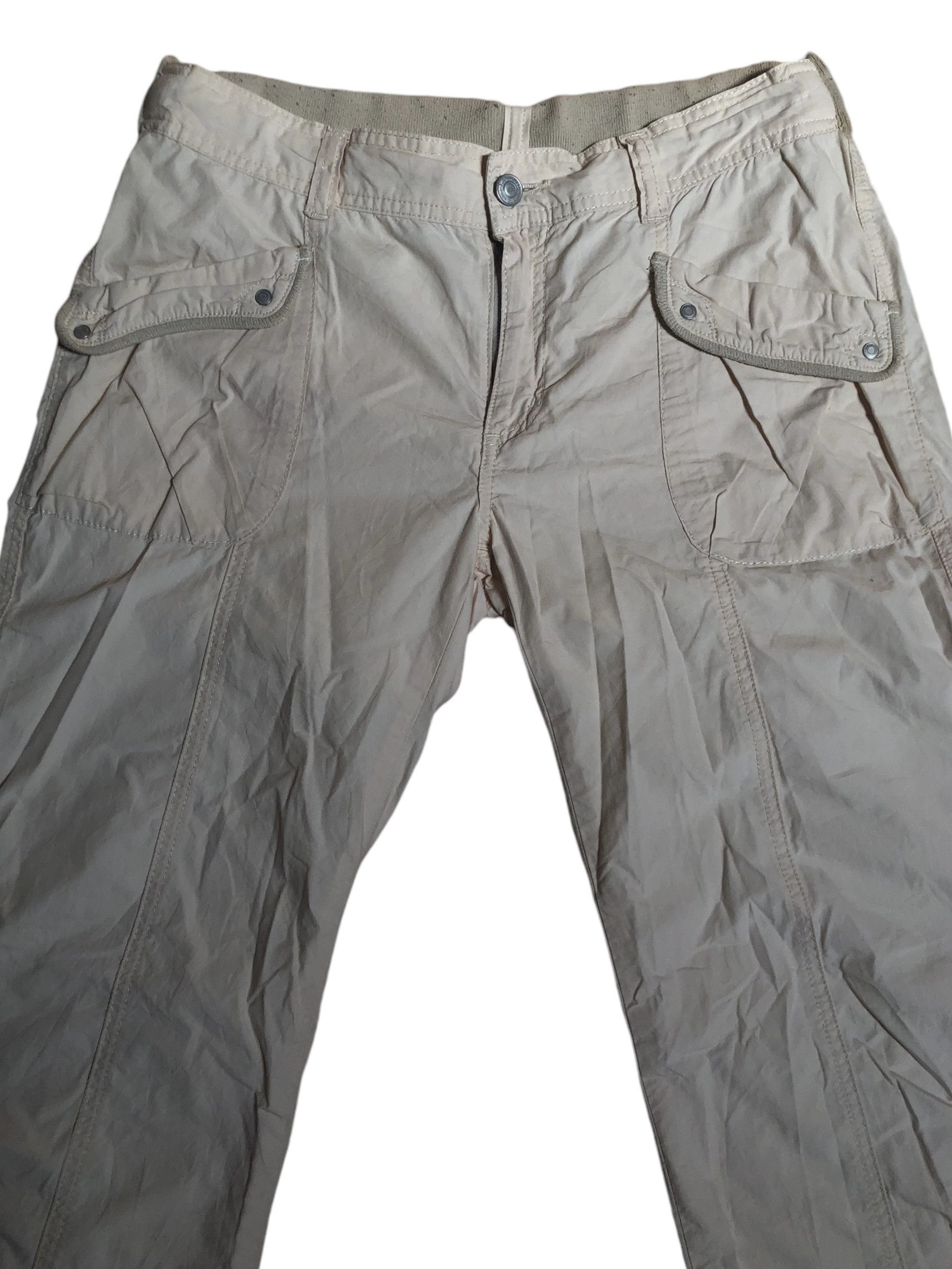 If Six Was Nine × Le Grande Bleu (L.G.B.) Womens Flare Bomber Parachute Cargo Pants Trousers Japan Size 30" / US 8 / IT 44 - 3 Thumbnail