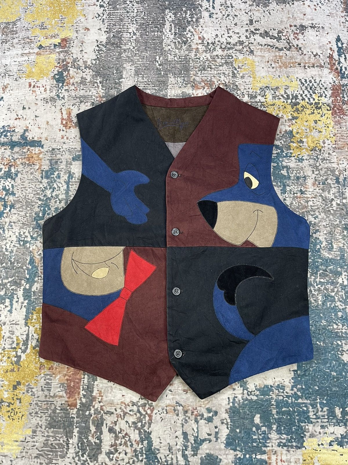 Disney × Jean Charles De Castelbajac JCDC X Hanna Barbera X Huckleberry Hound Pop Art Vest Size US M / EU 48-50 / 2 - 1 Thumbnail